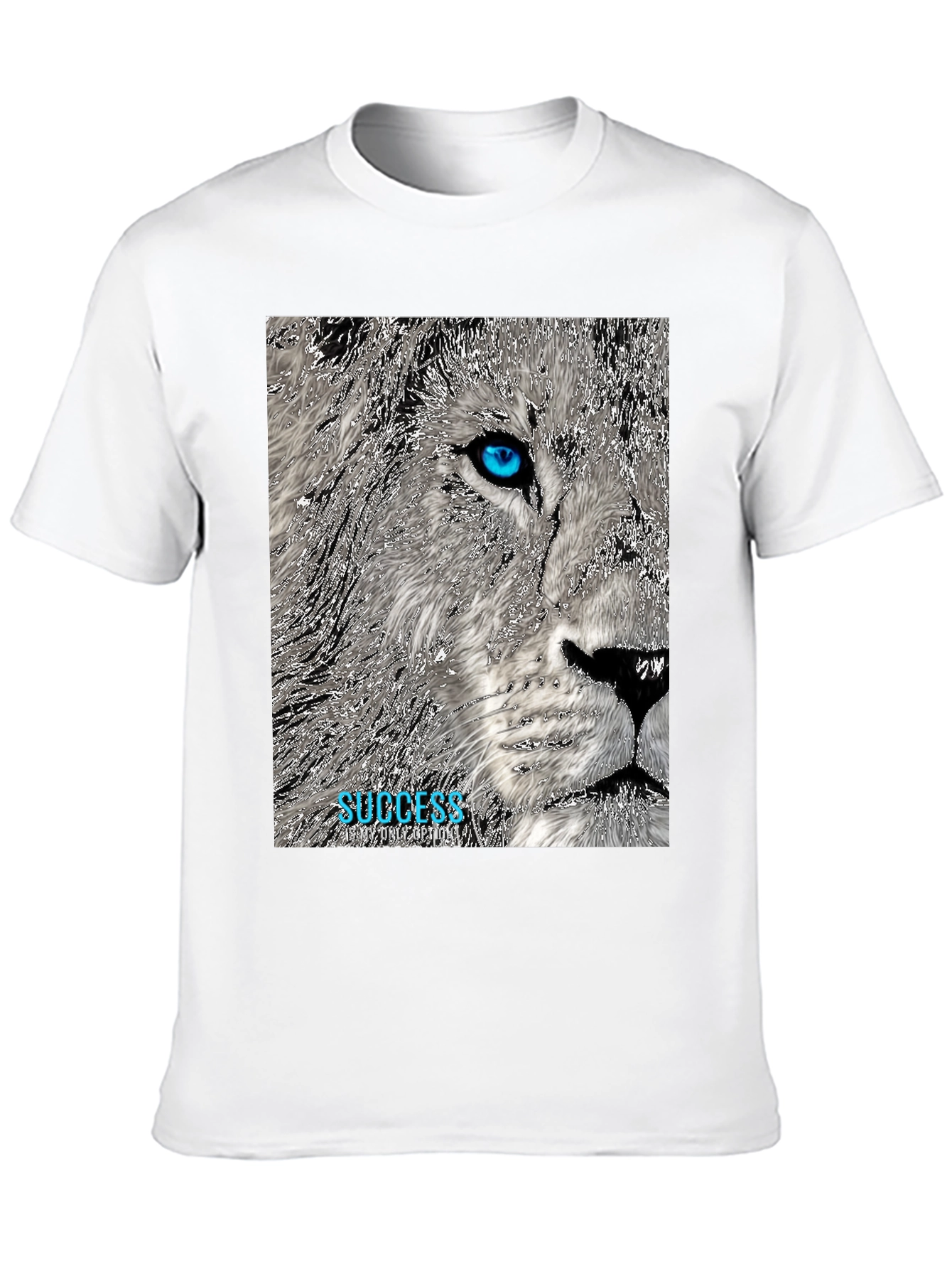 Lion Success Graphic Tee - Black