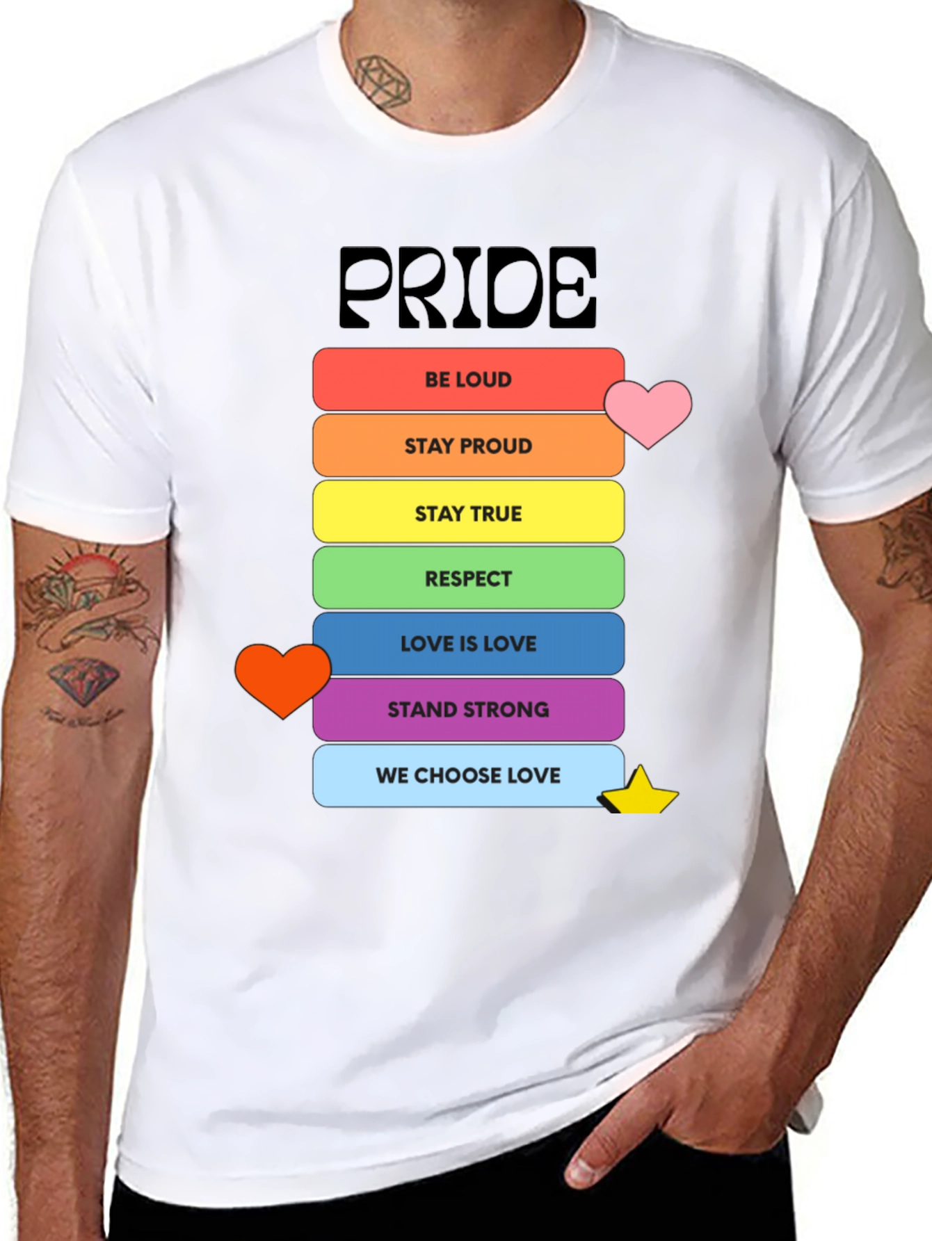 Pride Rainbow Love T-Shirt