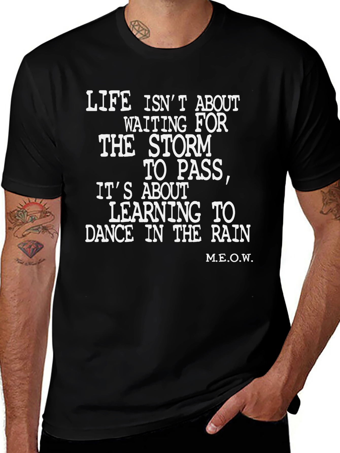Inspirational Dance in the Rain Graphic Tee