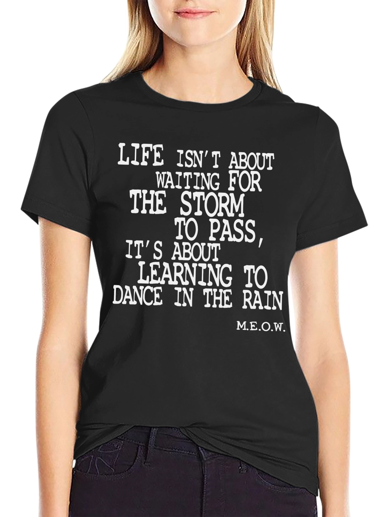 Inspirational Dance in the Rain Graphic Tee