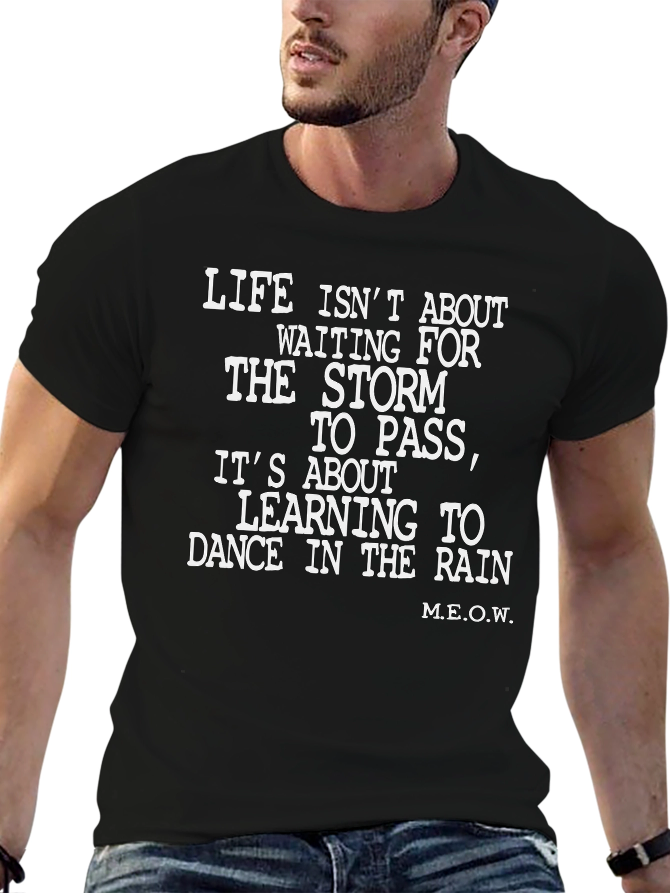 Inspirational Dance in the Rain Graphic Tee