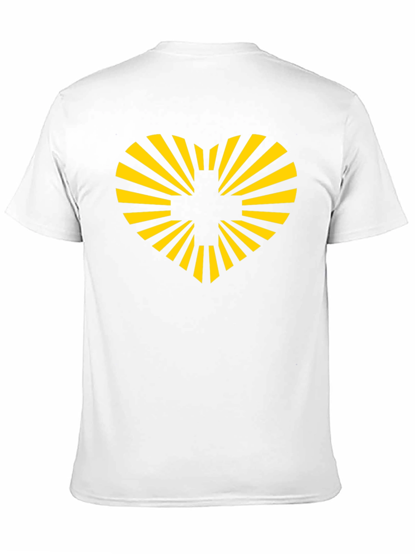 Heart & Rays Black Graphic Tee