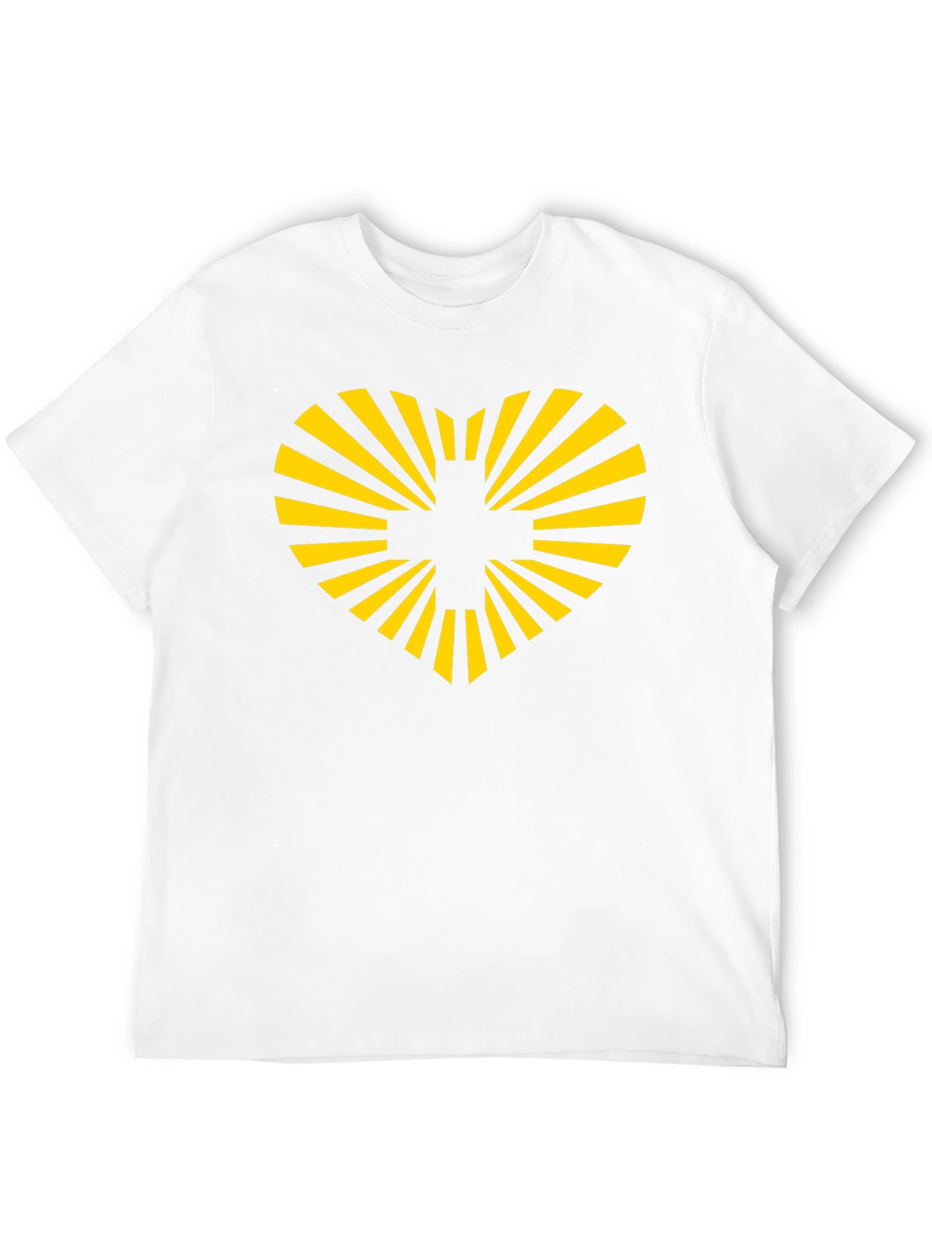 Heart & Rays Black Graphic Tee