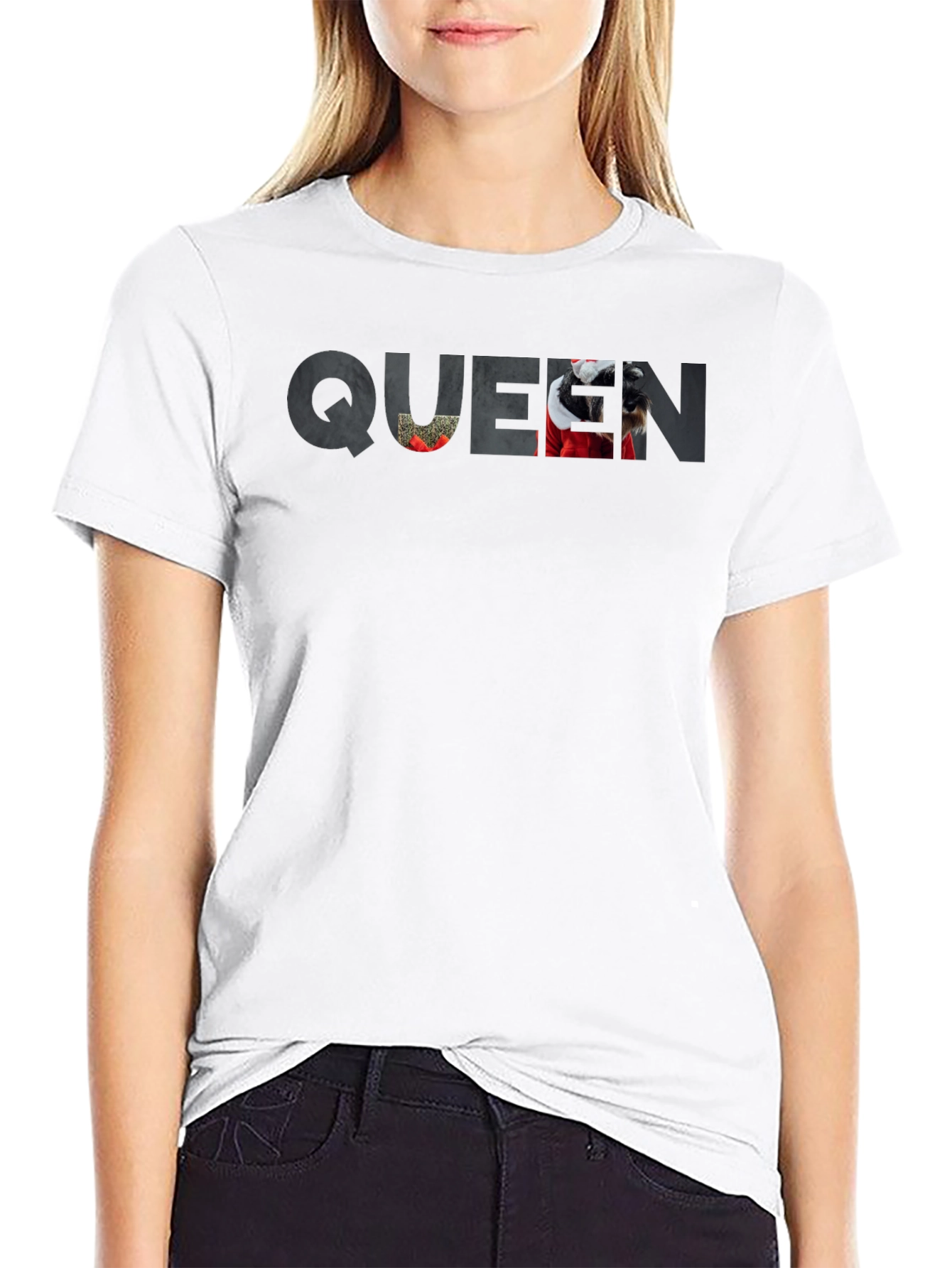 Queen Dog T-Shirt - Novelty Pet Lover Tee