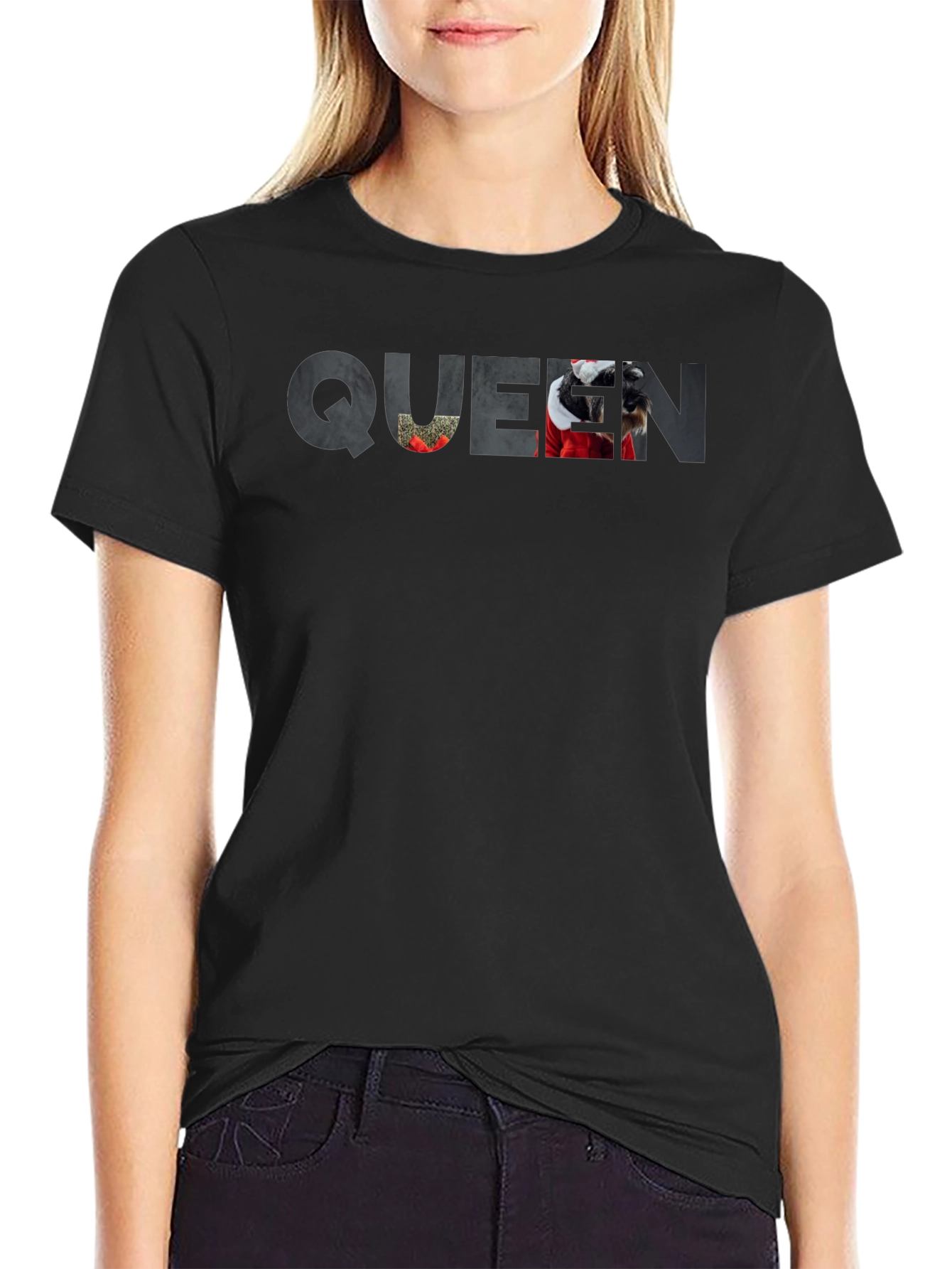 Queen Dog T-Shirt - Novelty Pet Lover Tee