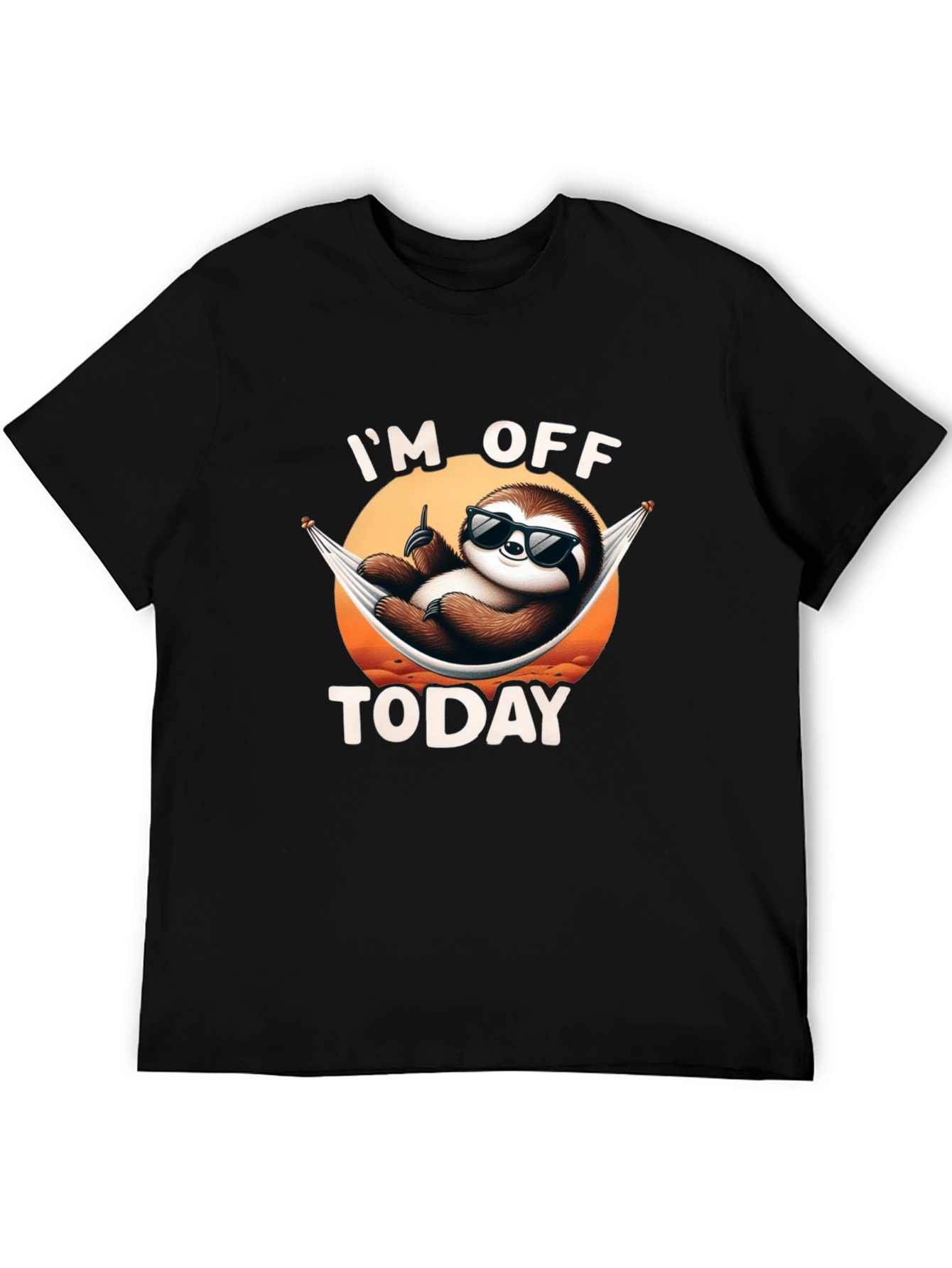 Chill Sloth Im Off Today Graphic T-Shirt