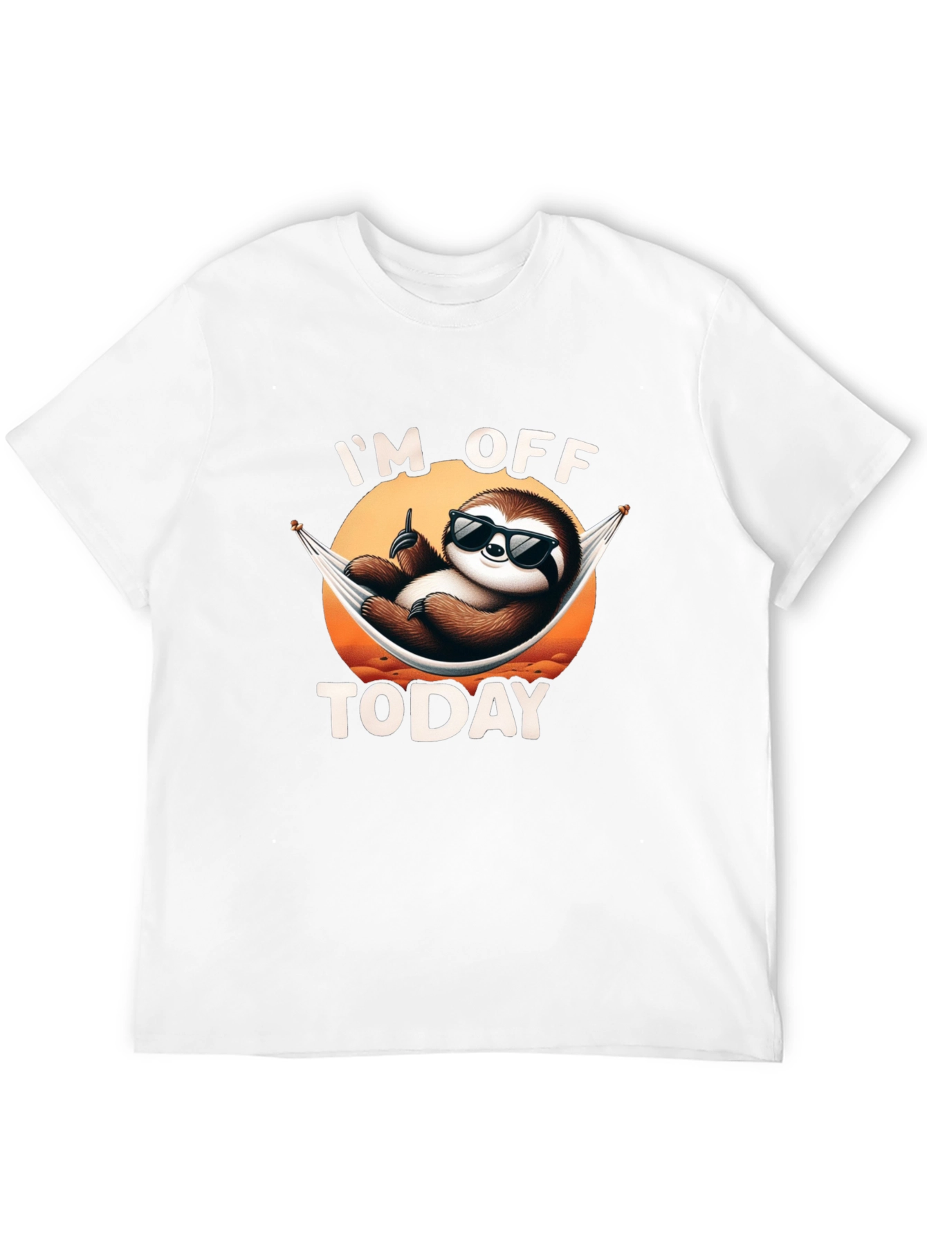 Chill Sloth Im Off Today Graphic T-Shirt
