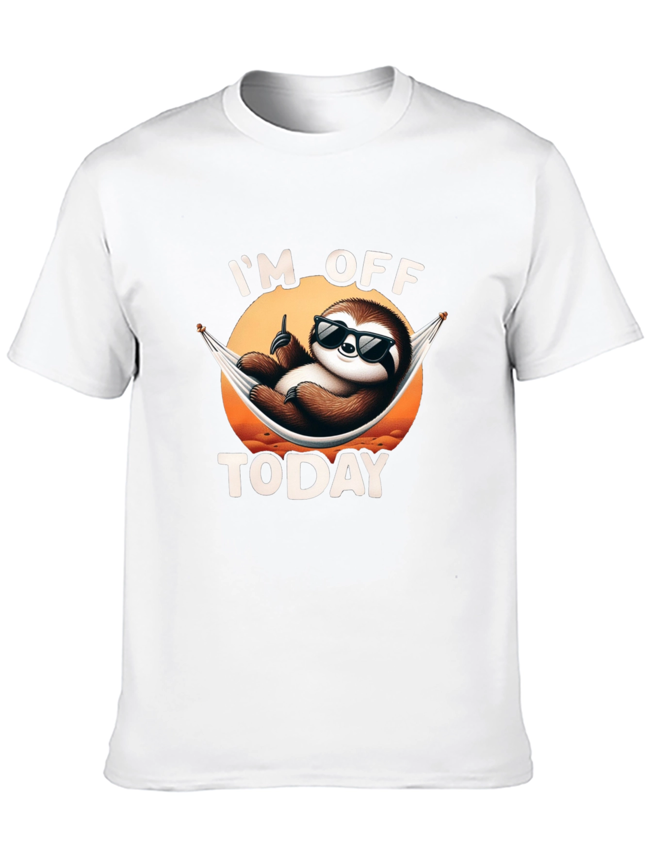 Chill Sloth Im Off Today Graphic T-Shirt