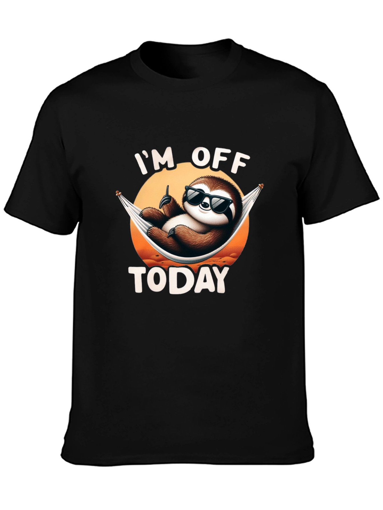 Chill Sloth Im Off Today Graphic T-Shirt