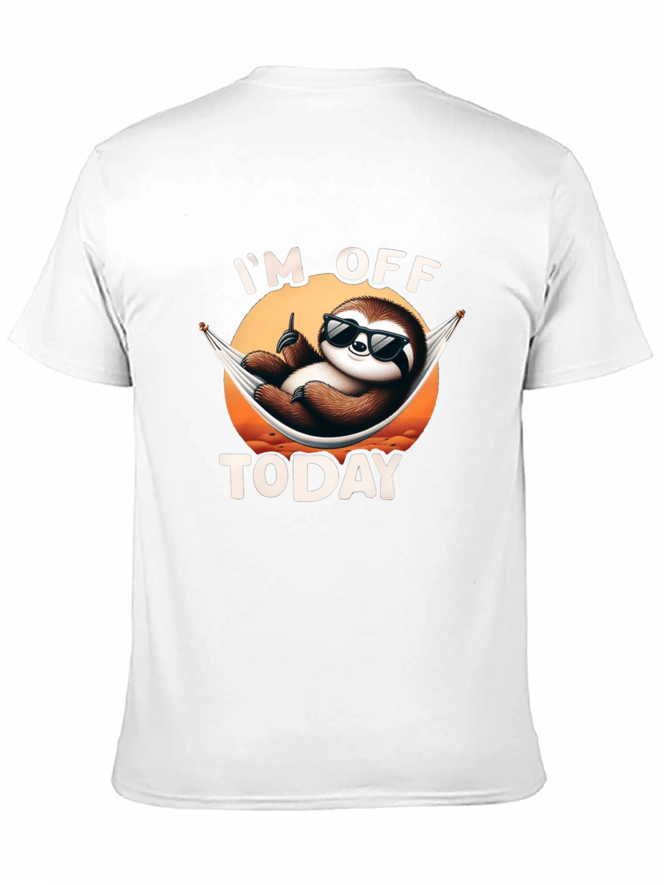 Chill Sloth Im Off Today Graphic T-Shirt