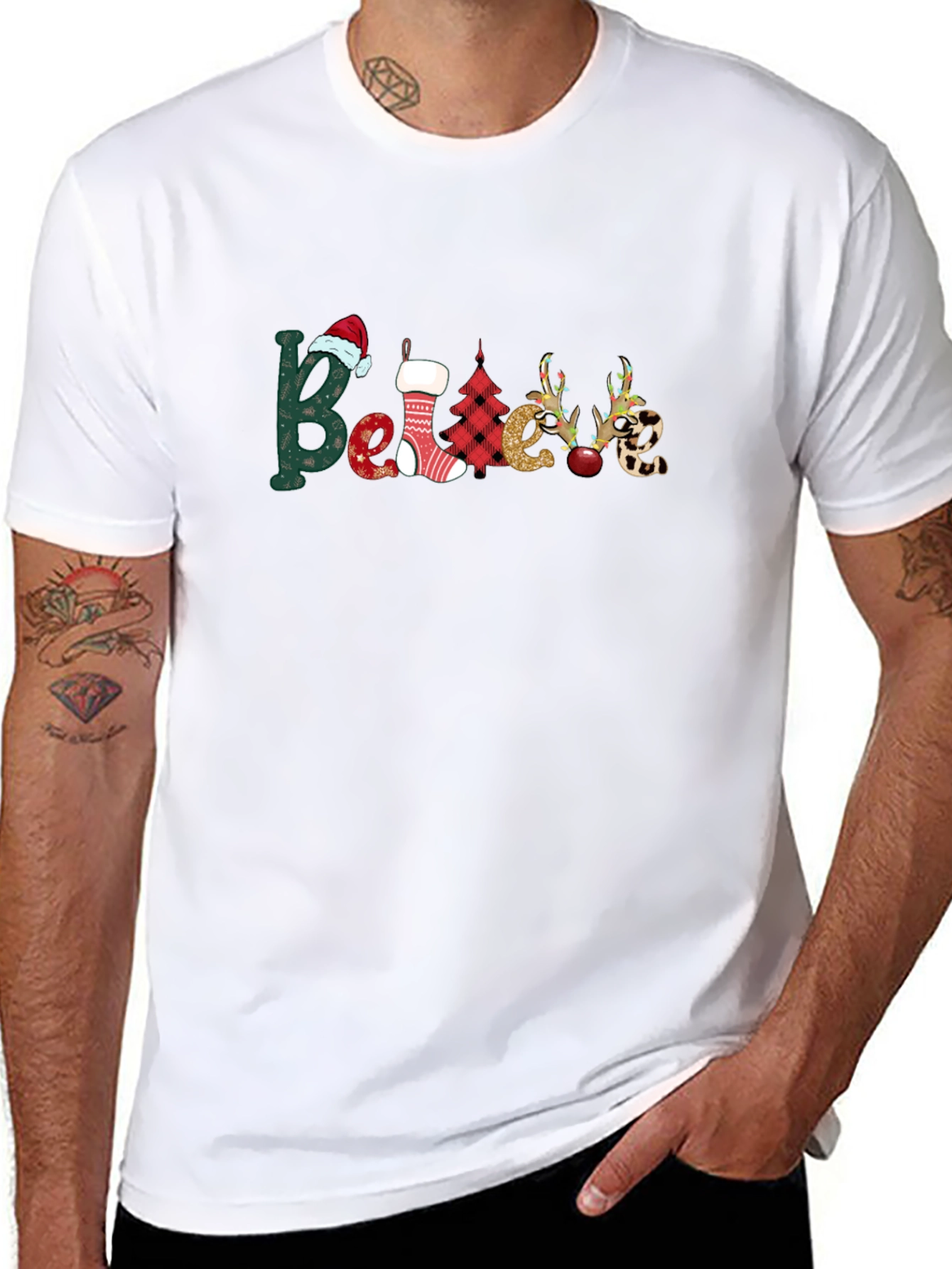 Christmas Believe Graphic Tee