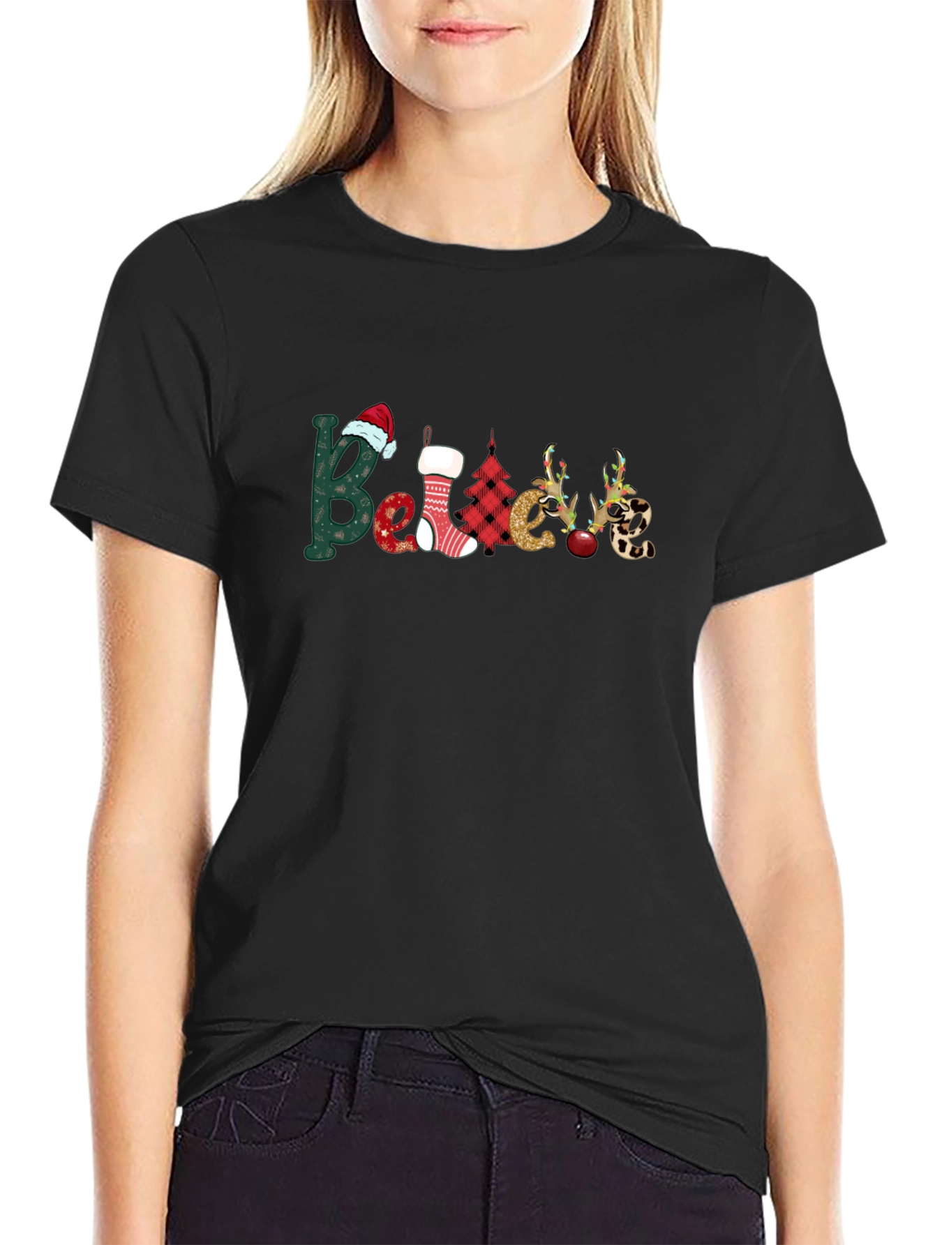 Christmas Believe Graphic Tee
