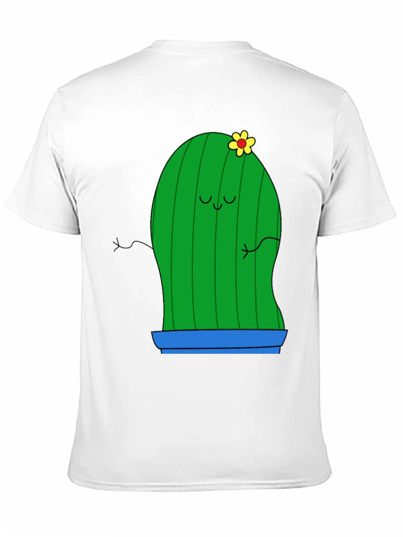 Cute Cactus Graphic Tee - Unisex Black T-Shirt