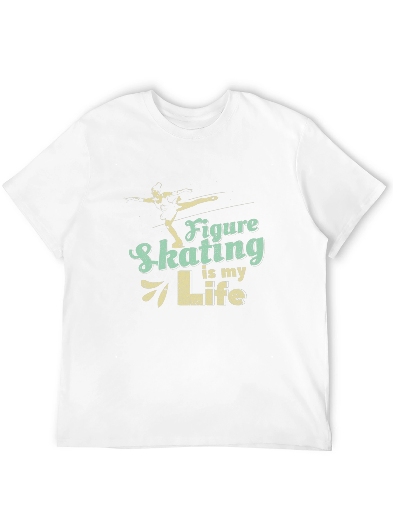 Figure Skating is My Life Black T-Shirt
