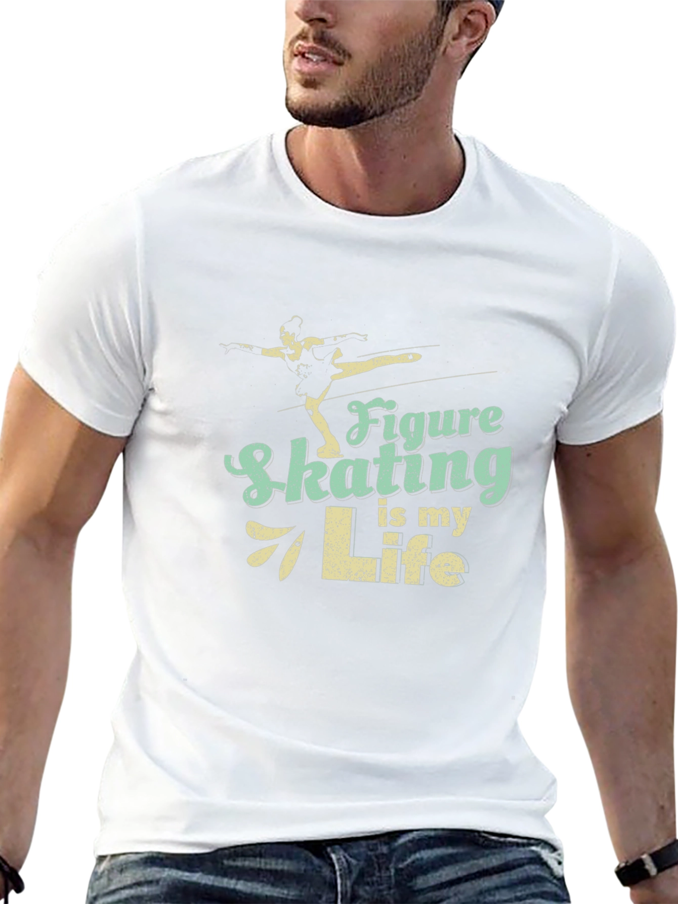 Figure Skating is My Life Black T-Shirt