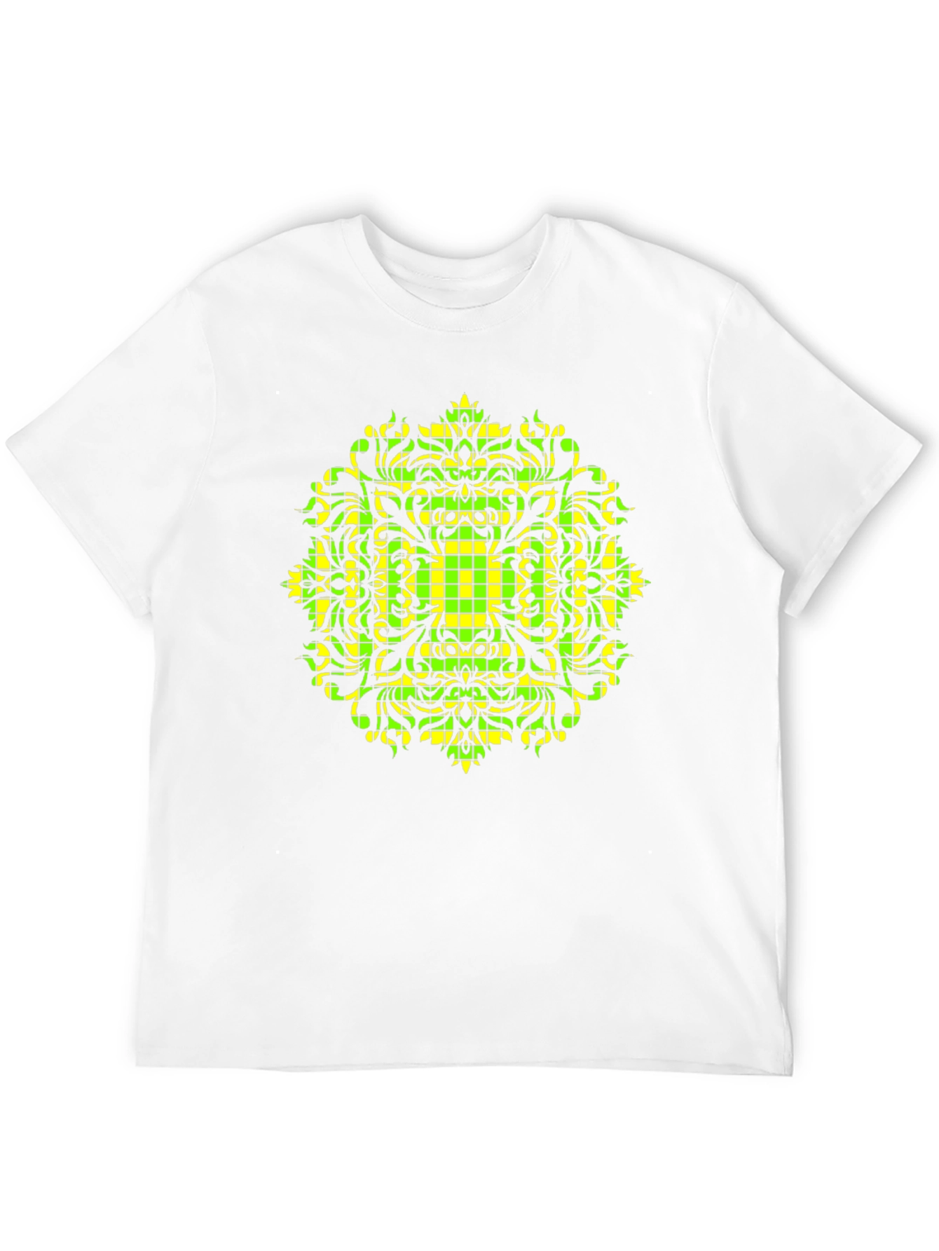 Geometric Mandala Tee - Black
