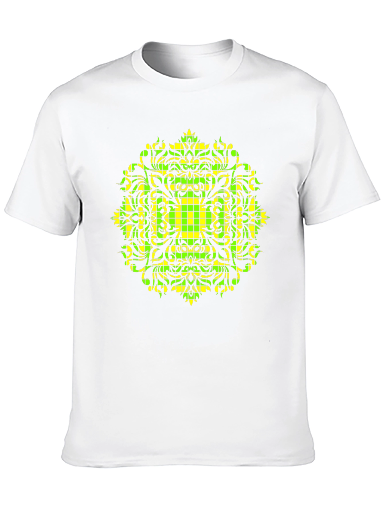 Geometric Mandala Tee - Black