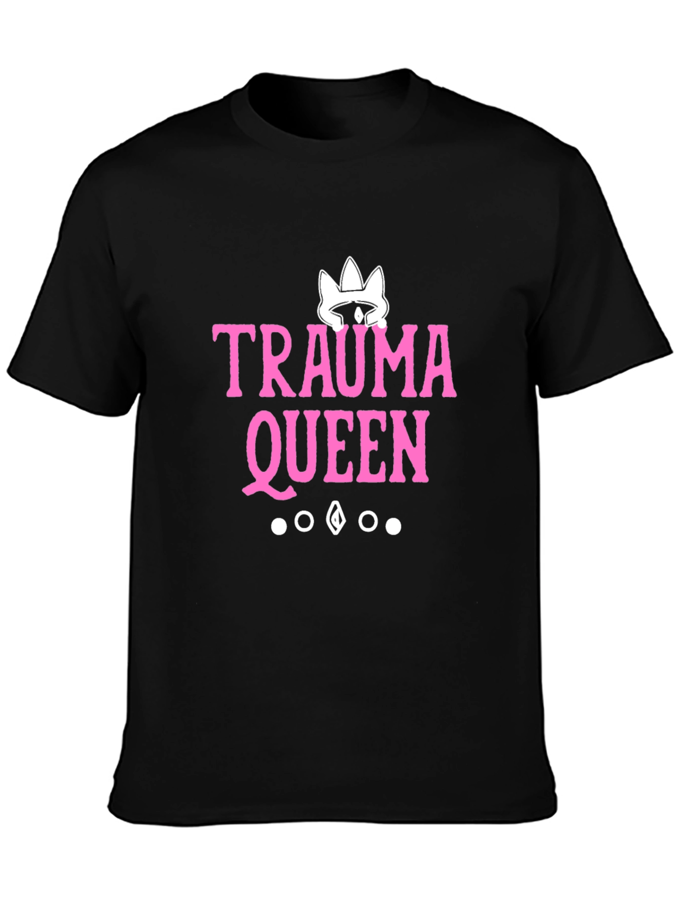 Trauma Queen Graphic Tee - Black