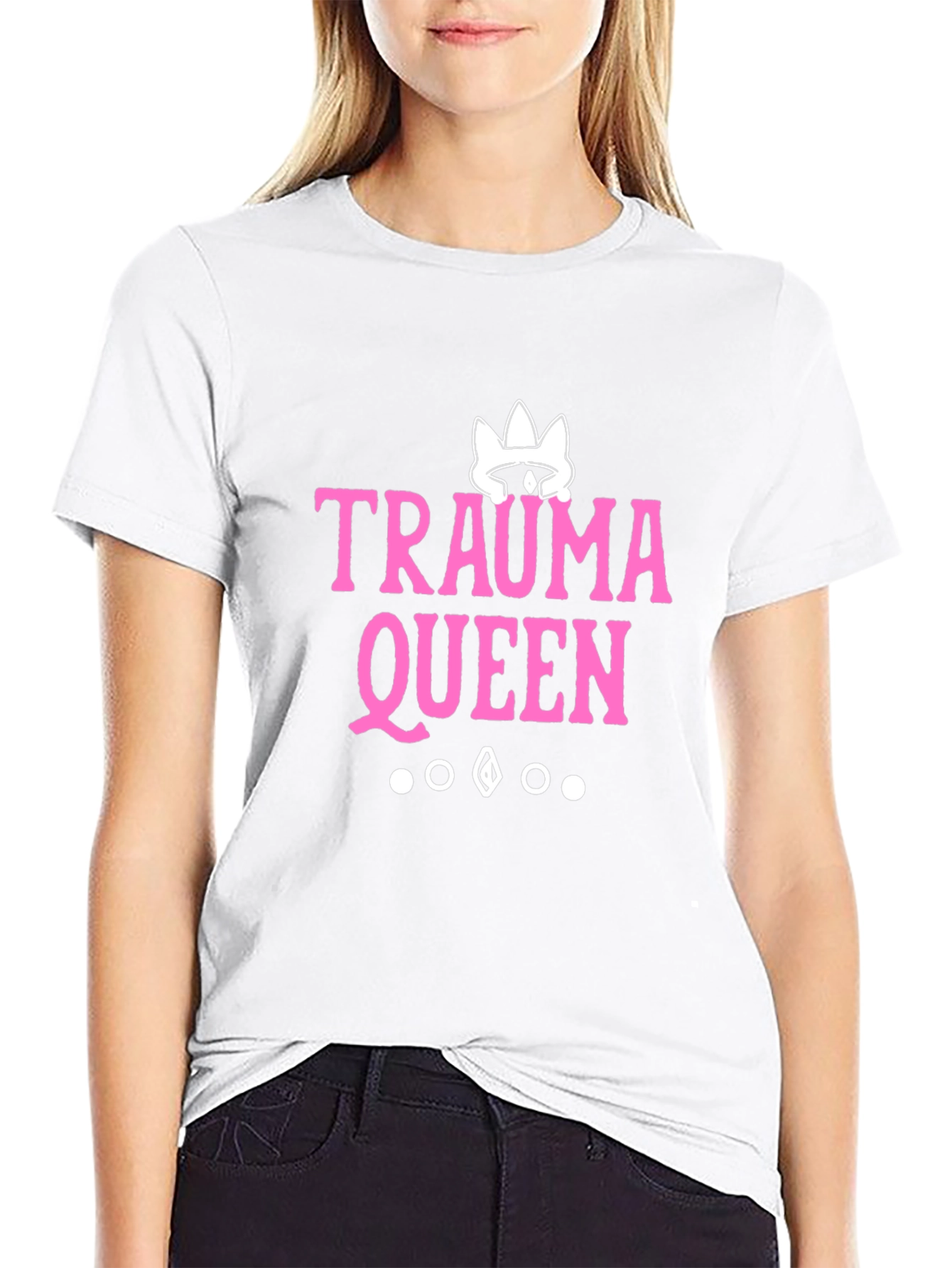 Trauma Queen Graphic Tee - Black