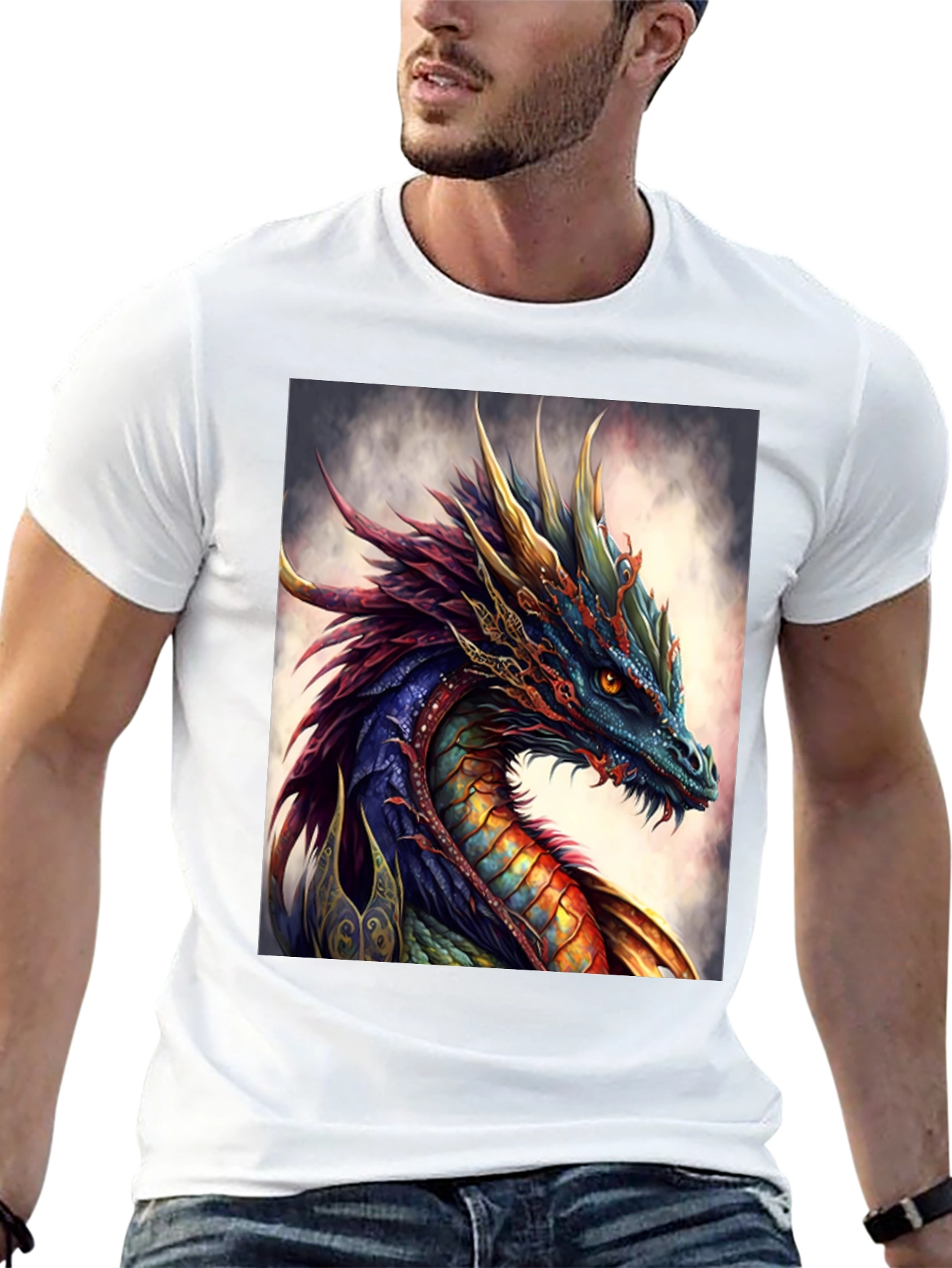 Dragon Art T-Shirt - Fantasy Tee
