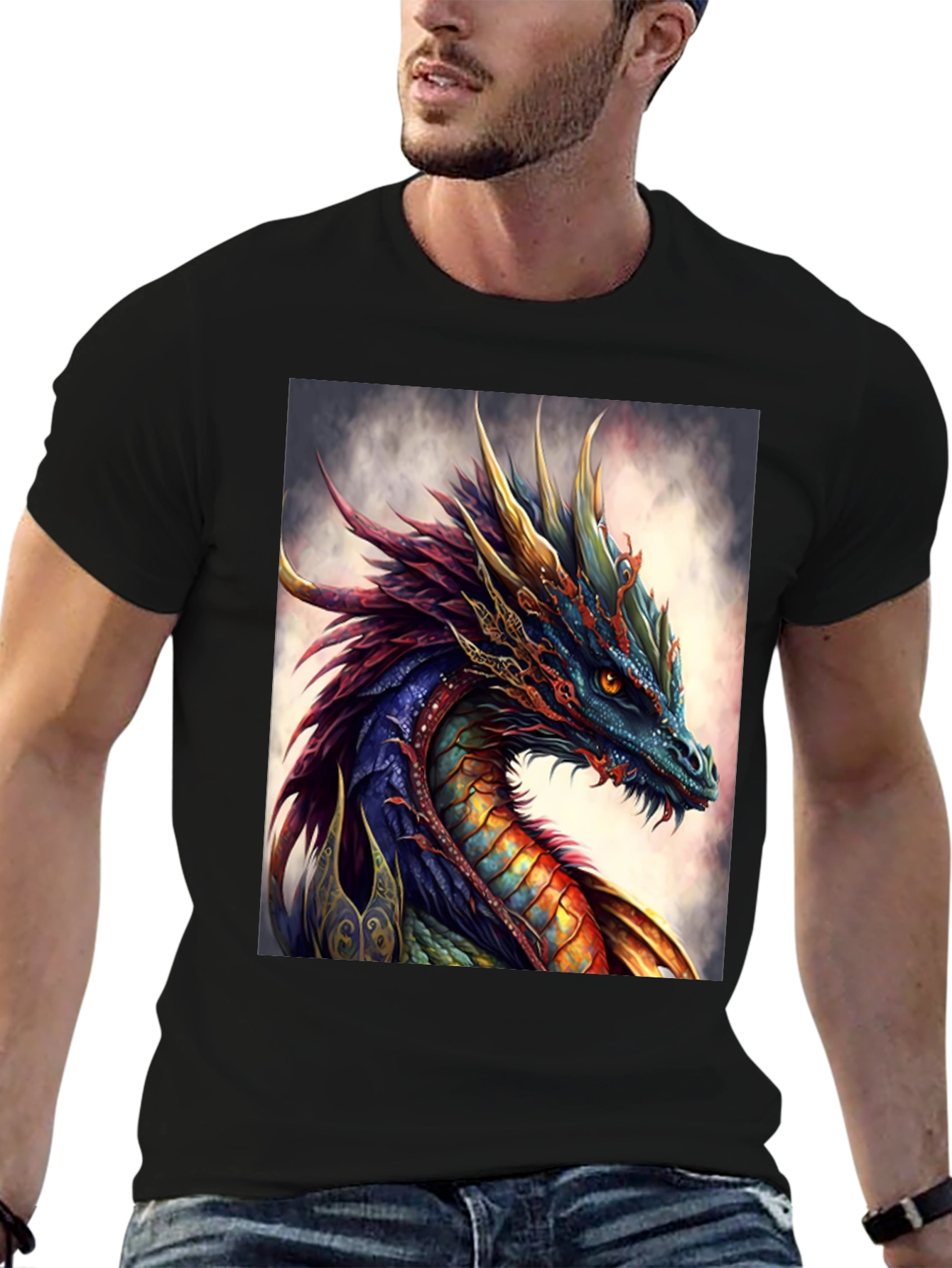 Dragon Art T-Shirt - Fantasy Tee