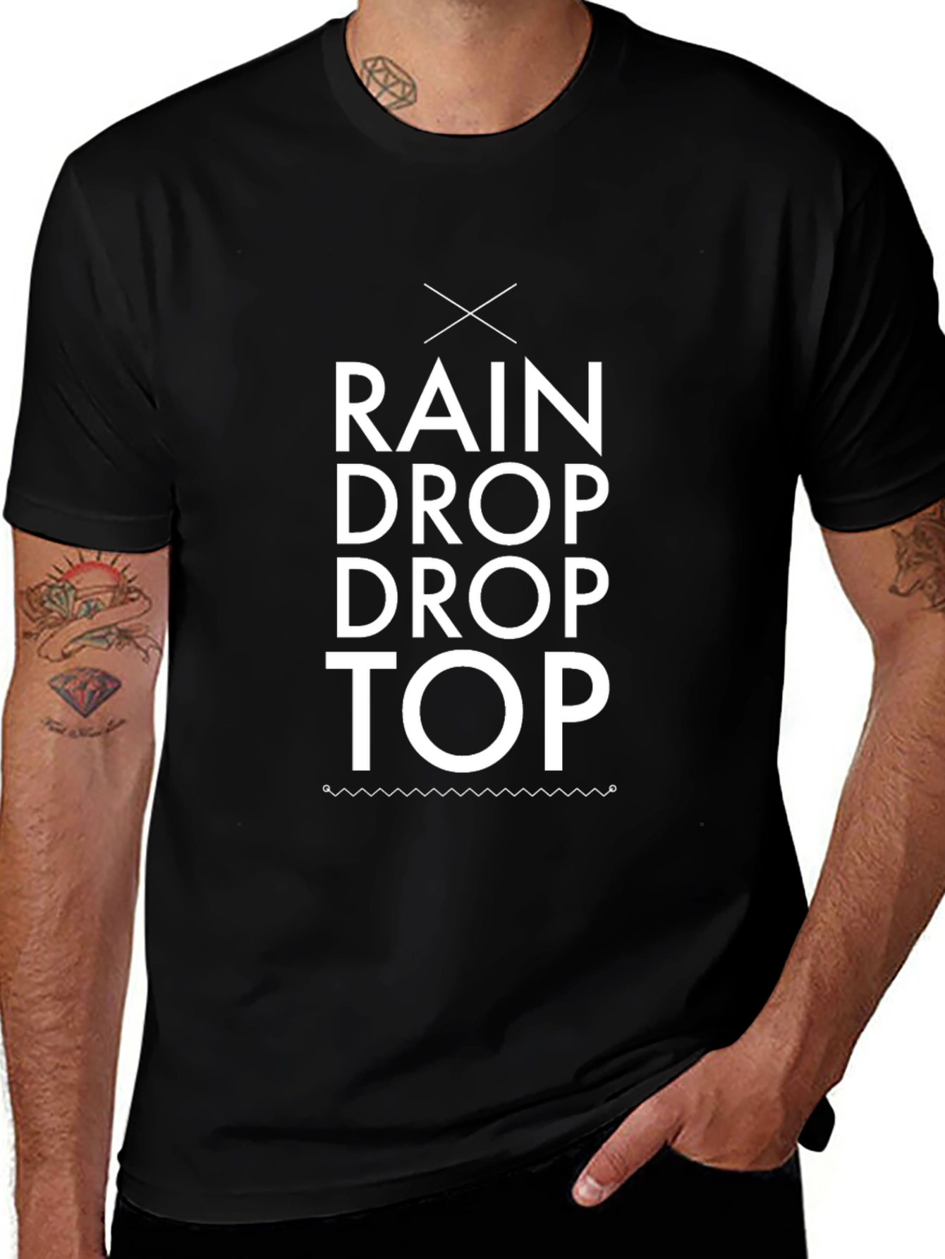 Rain Drop Drop Top Graphic Tee
