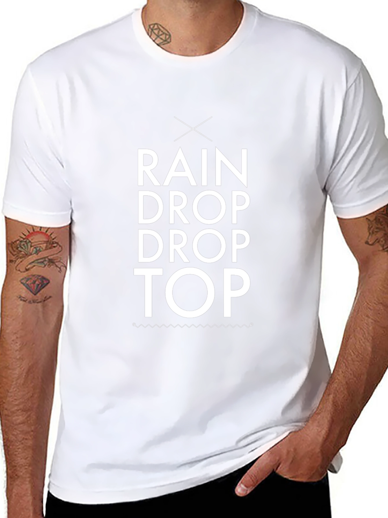Rain Drop Drop Top Graphic Tee