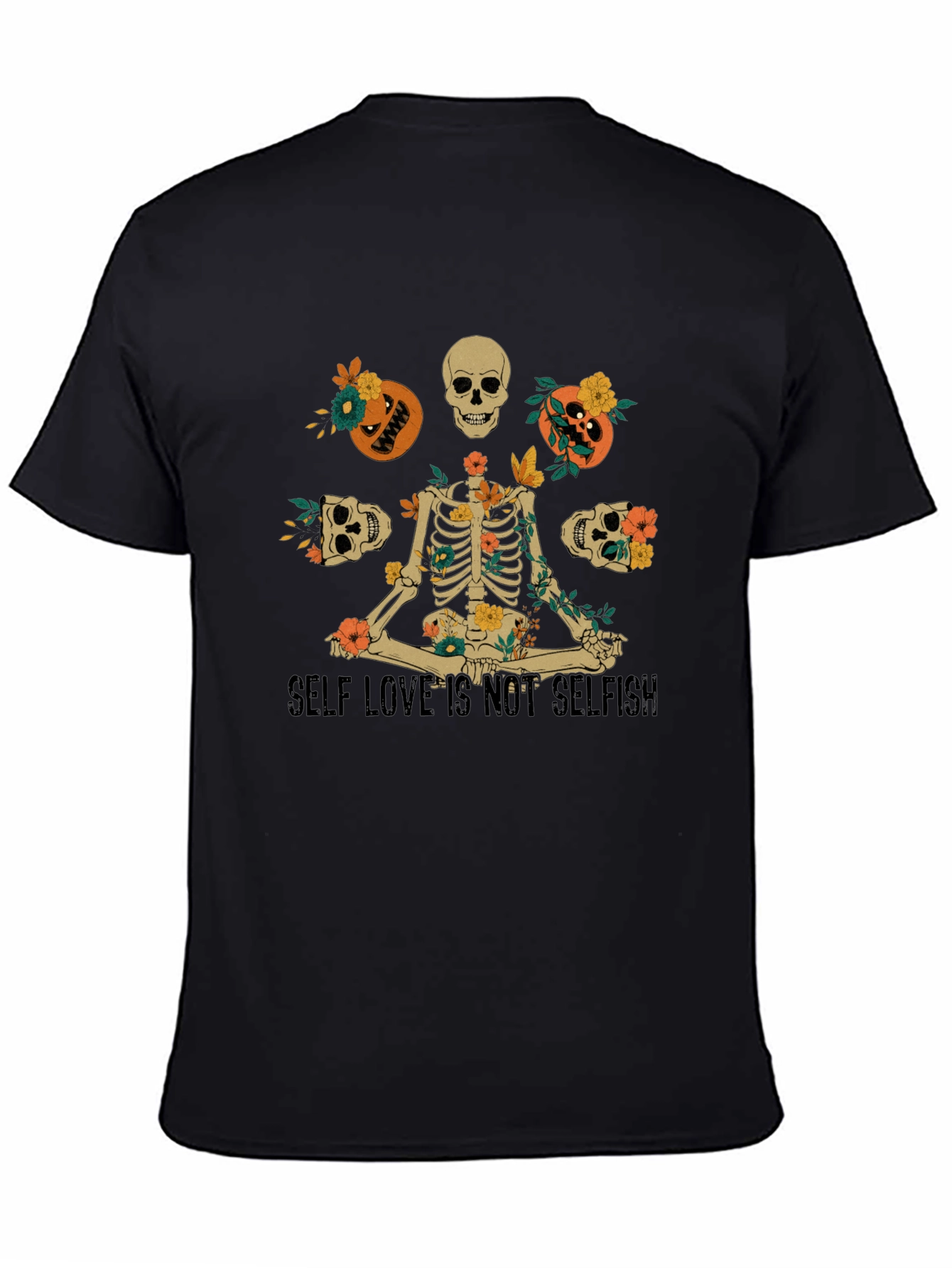 Self Love Skeleton Graphic T-Shirt