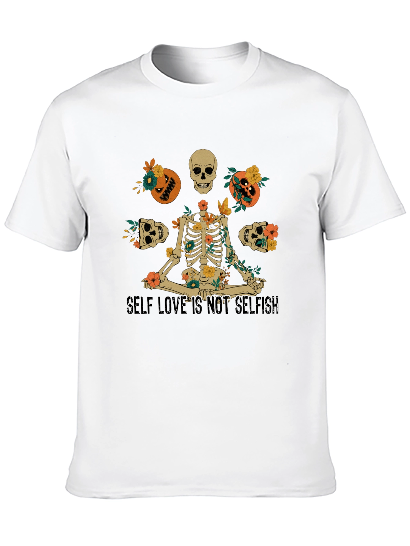 Self Love Skeleton Graphic T-Shirt
