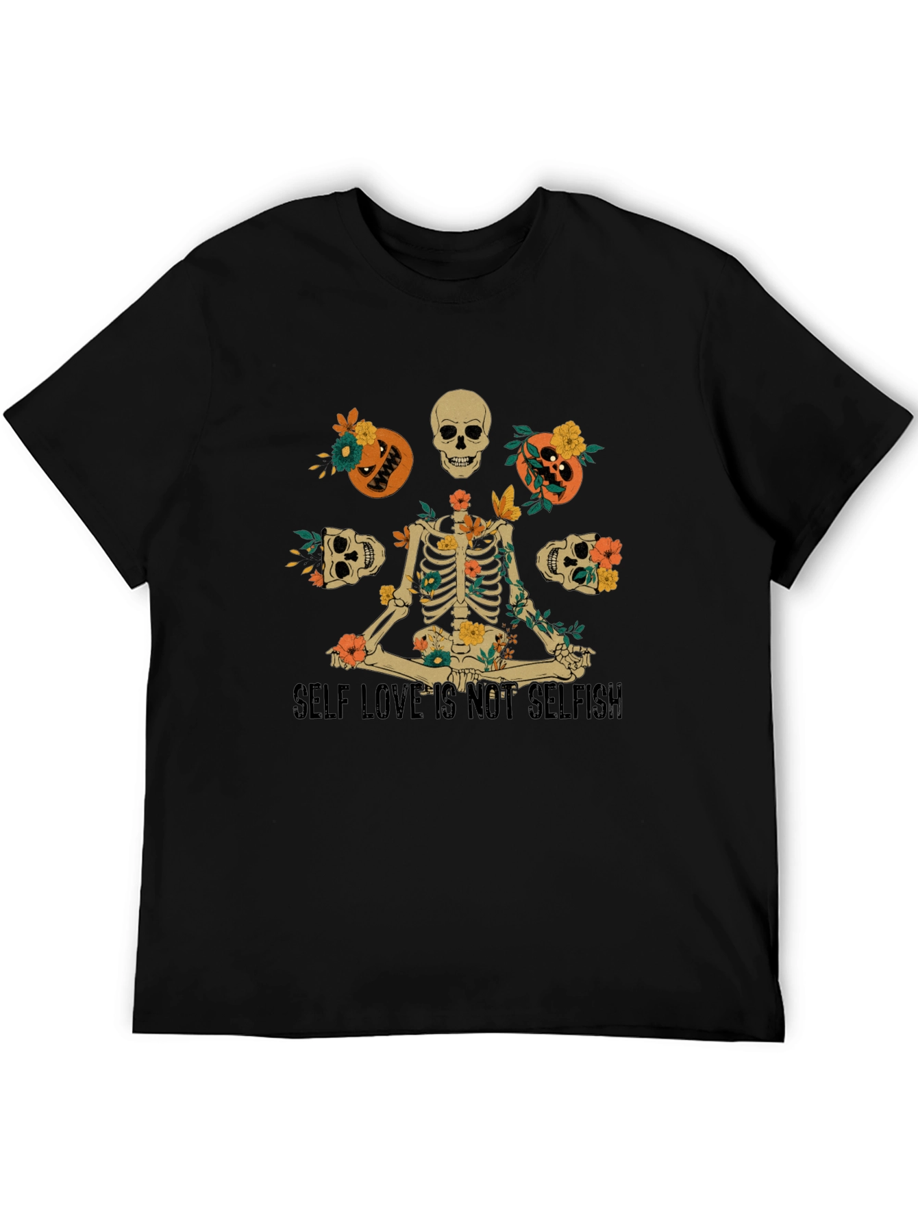 Self Love Skeleton Graphic T-Shirt