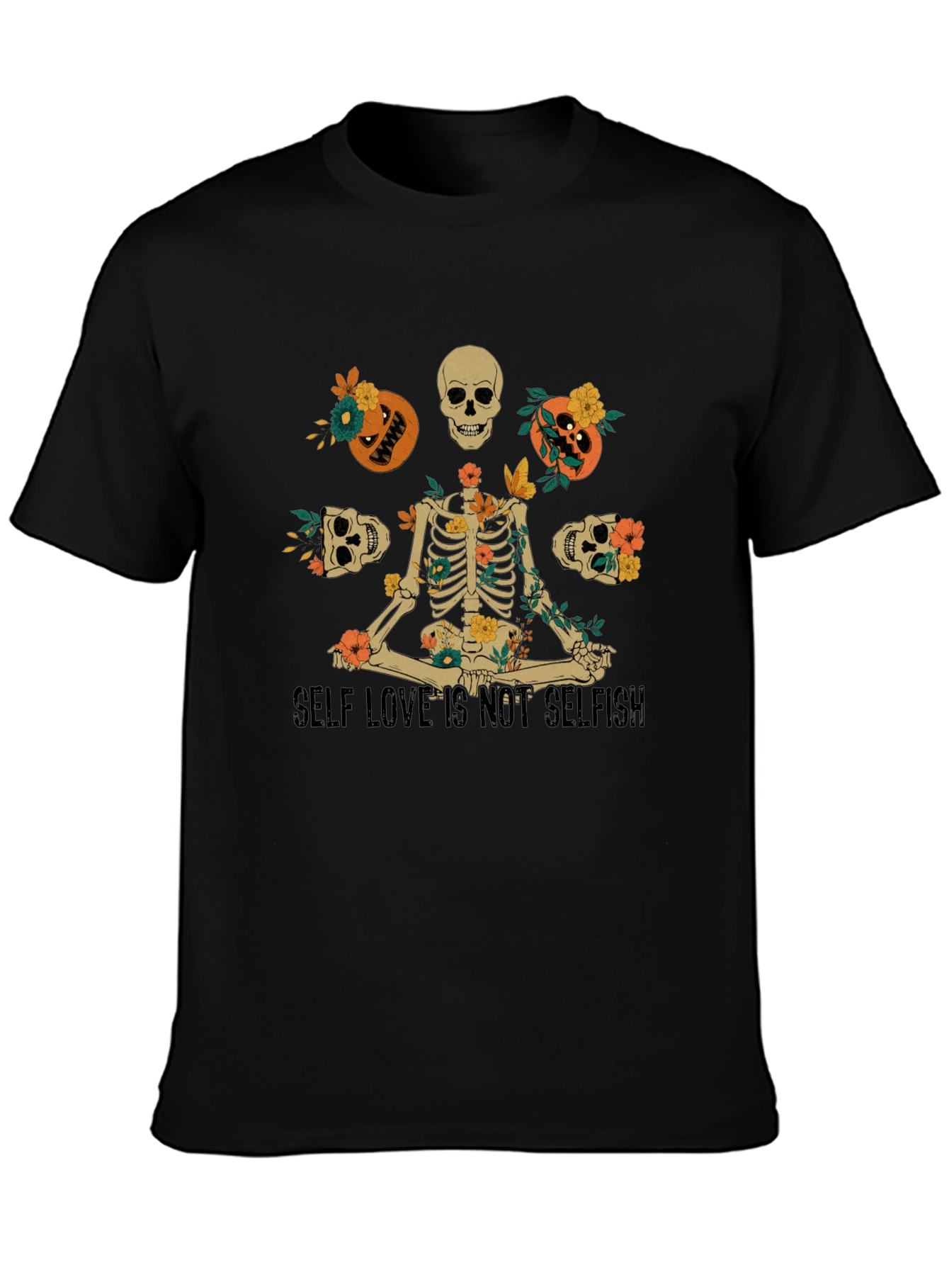 Self Love Skeleton Graphic T-Shirt