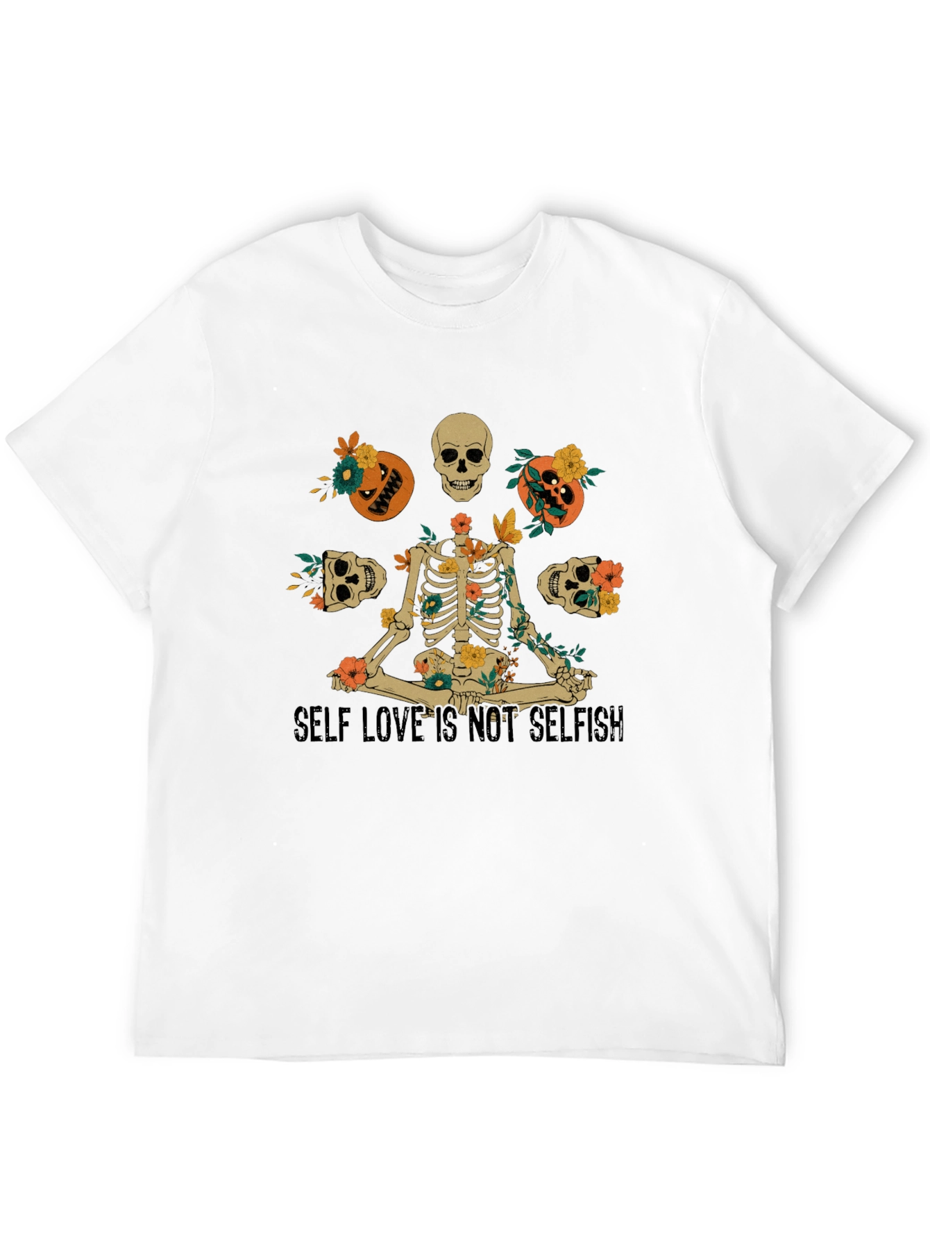 Self Love Skeleton Graphic T-Shirt