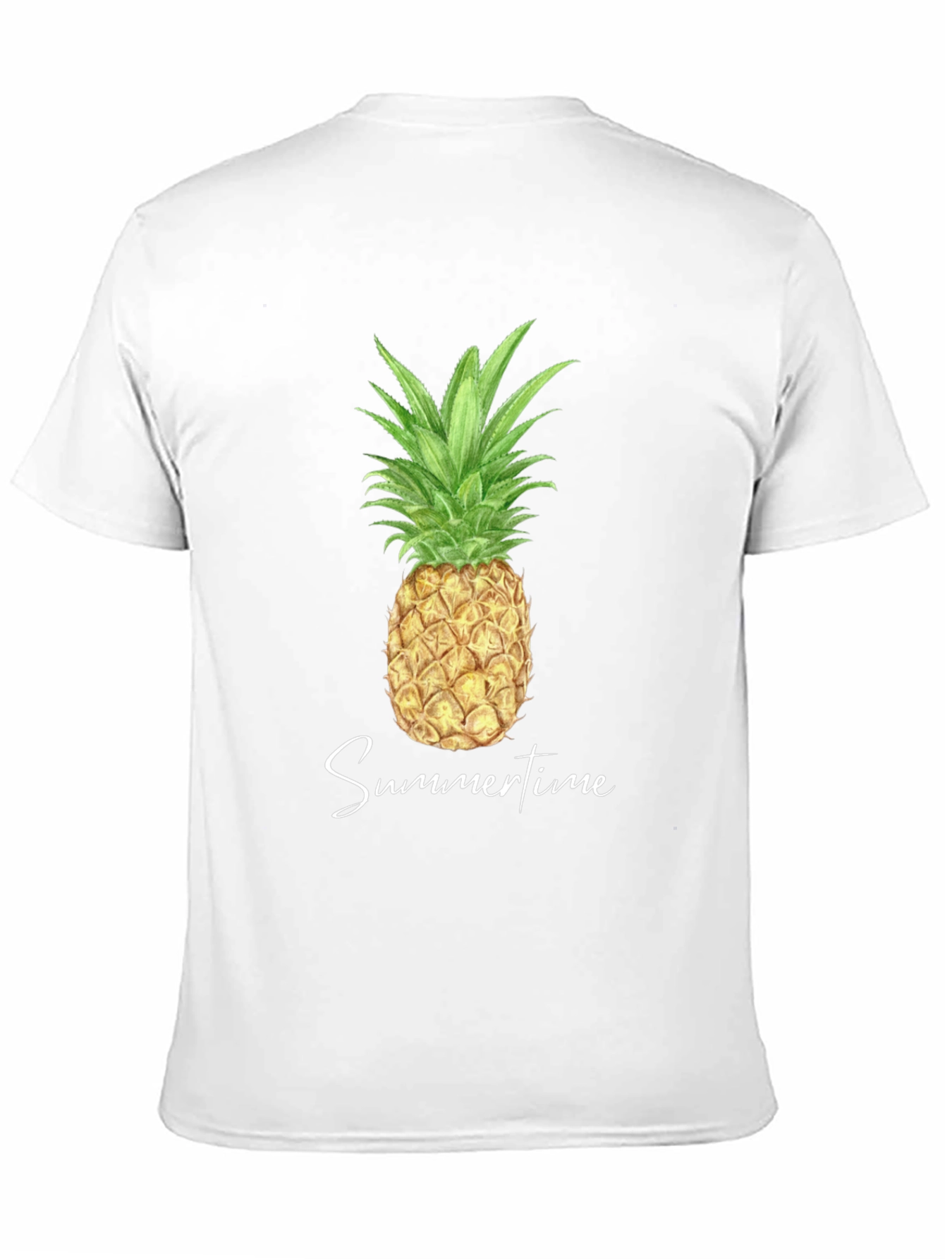 Pineapple Summertime Graphic Tee - Black
