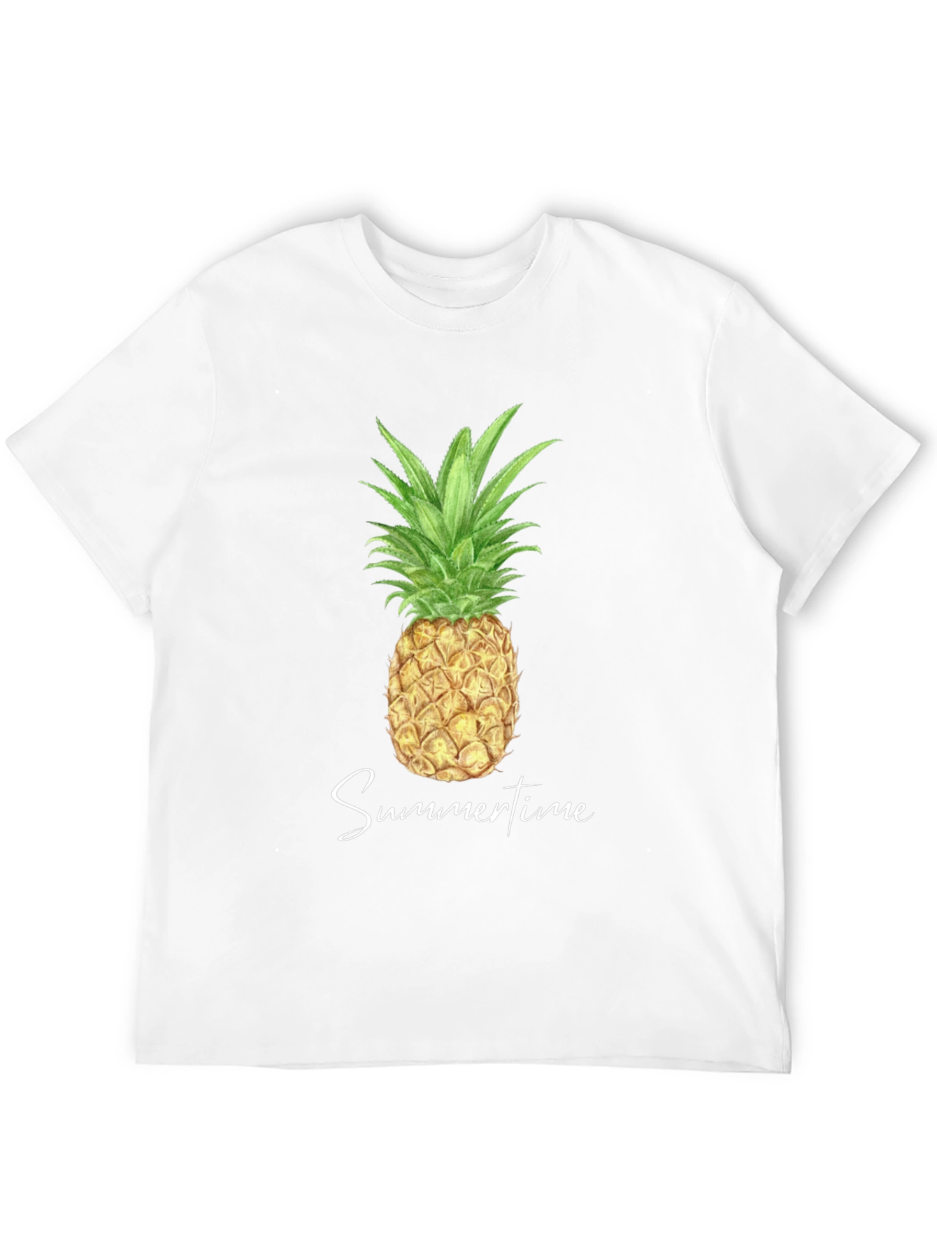 Pineapple Summertime Graphic Tee - Black