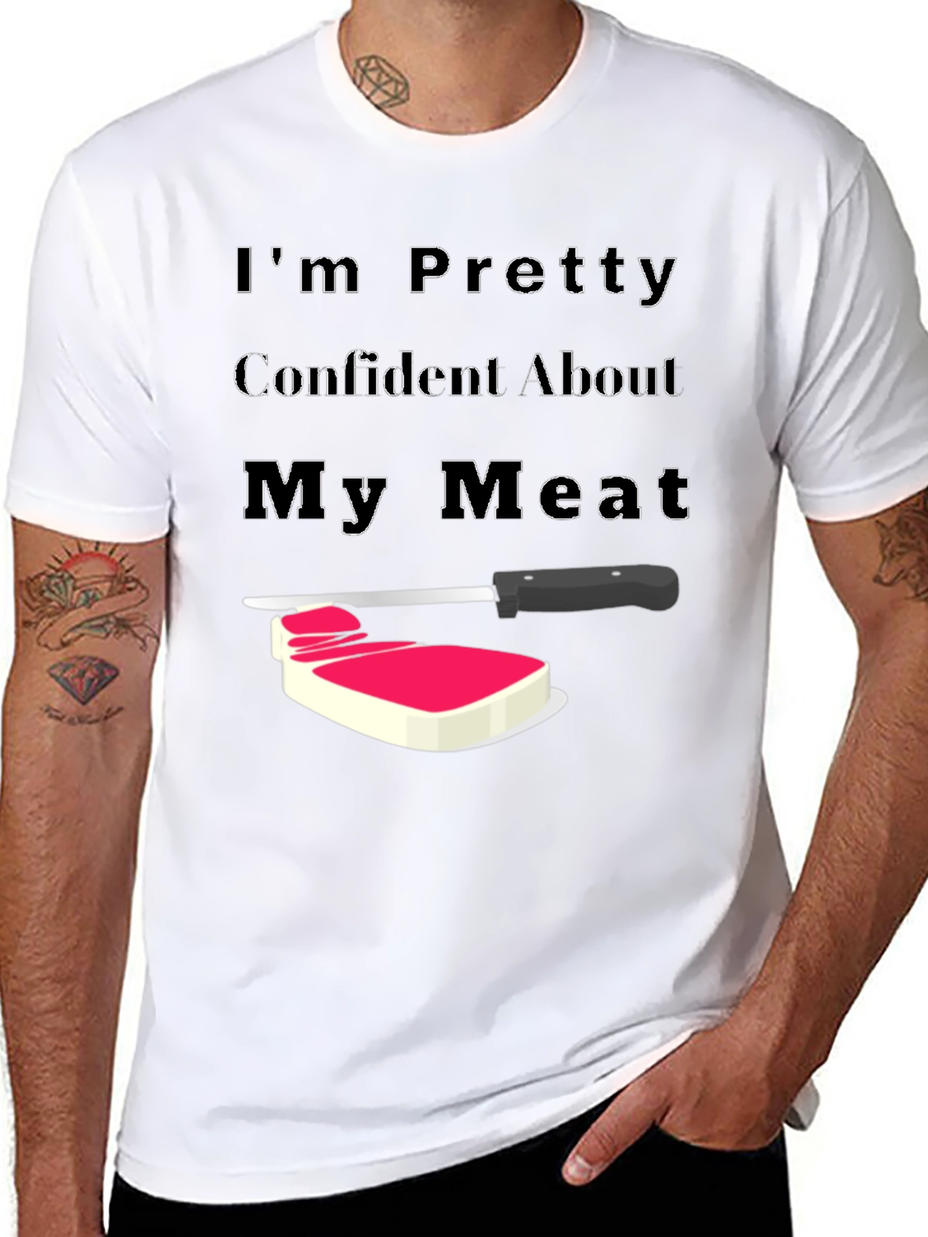 Confident About My Meat T-Shirt
