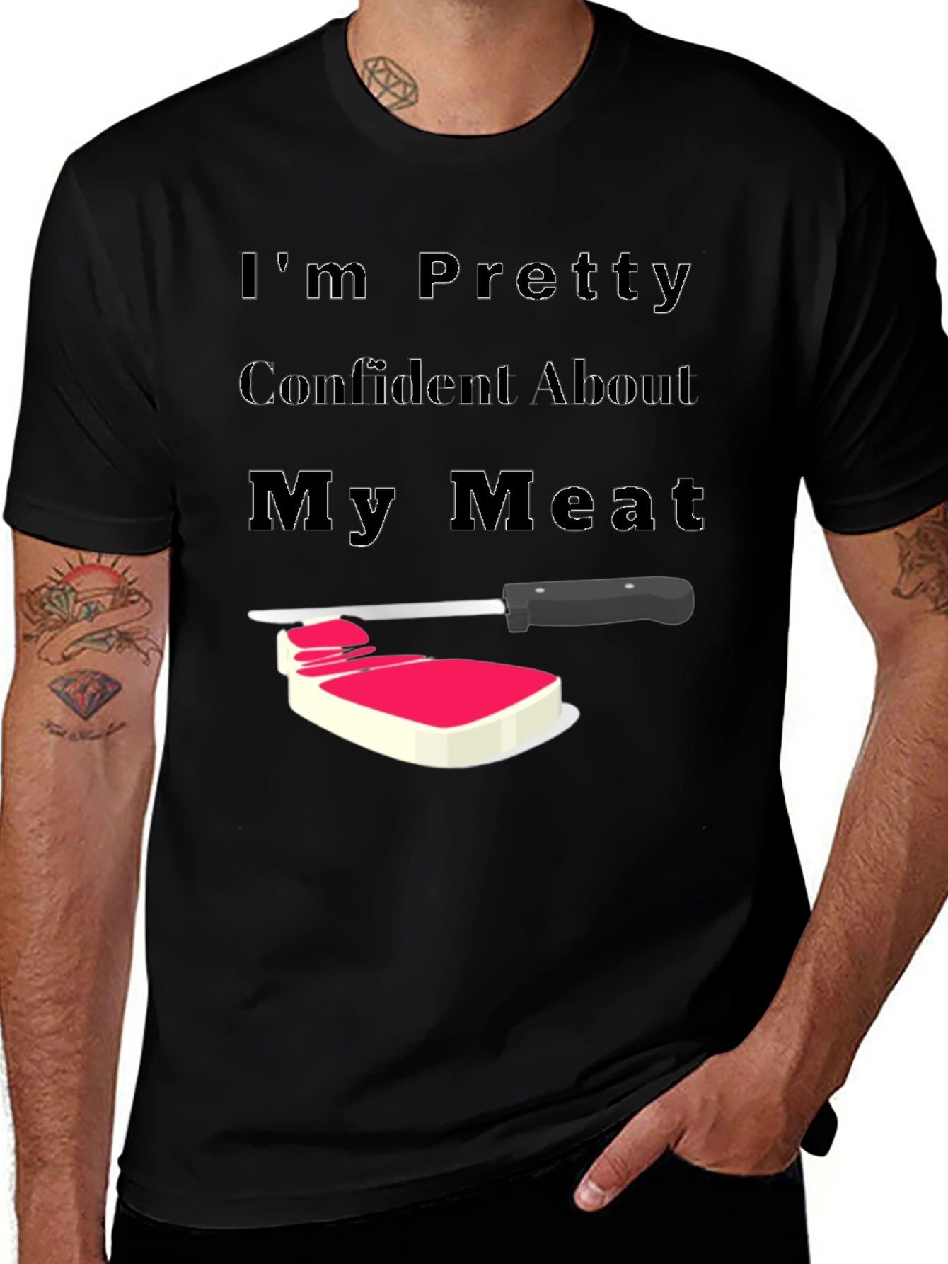 Confident About My Meat T-Shirt
