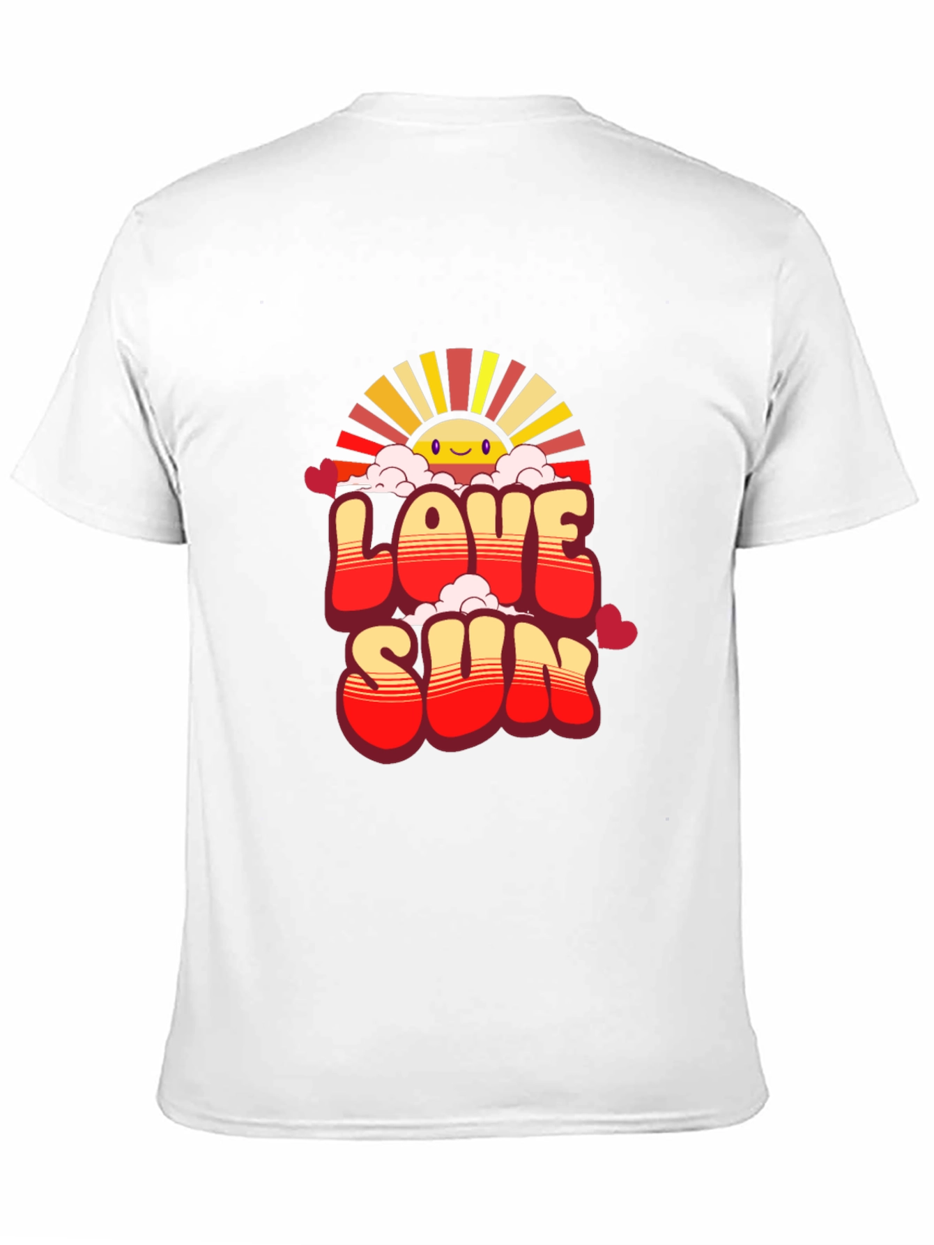 Love Sun Graphic Tee - Black Cotton Casual Shirt