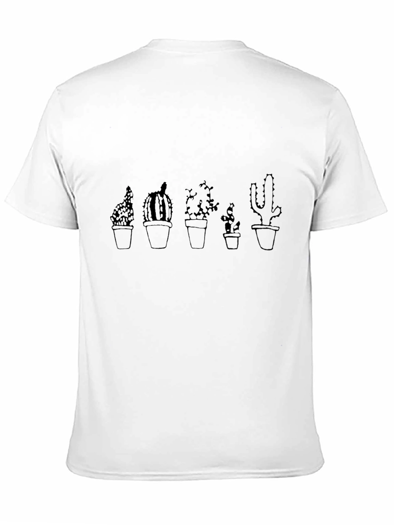 Cactus Graphic Tee - Unisex Black T-Shirt