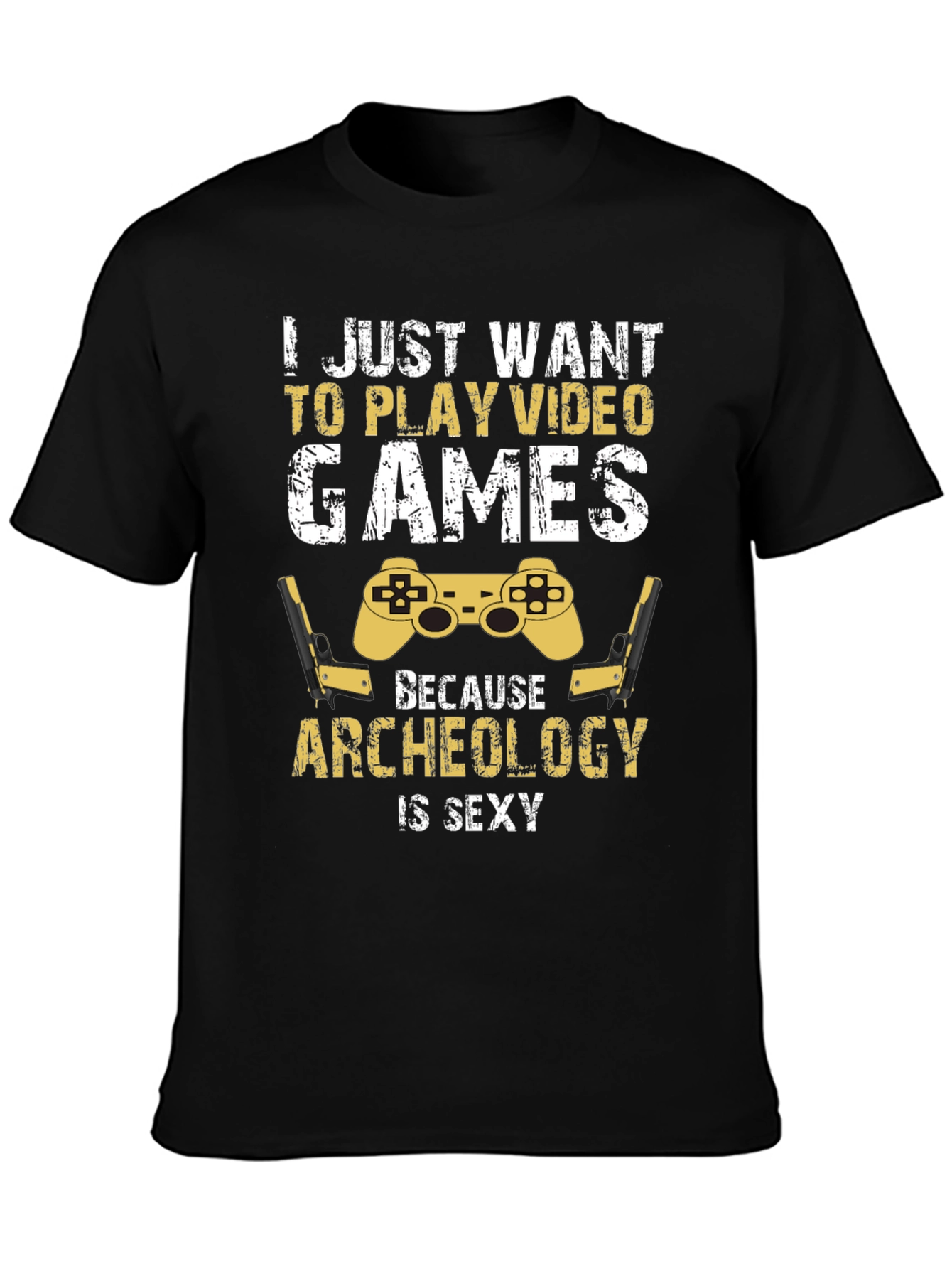 Video Game & Archeology T-Shirt: Gamer Gift