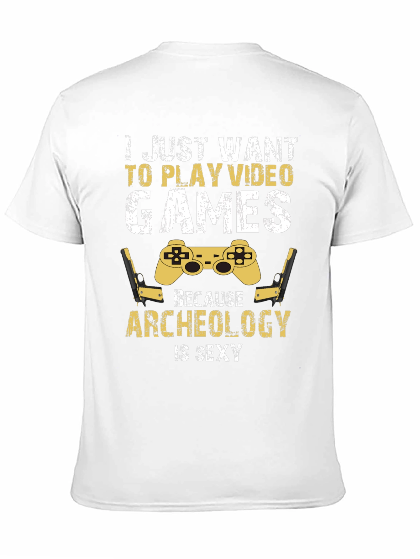 Video Game & Archeology T-Shirt: Gamer Gift