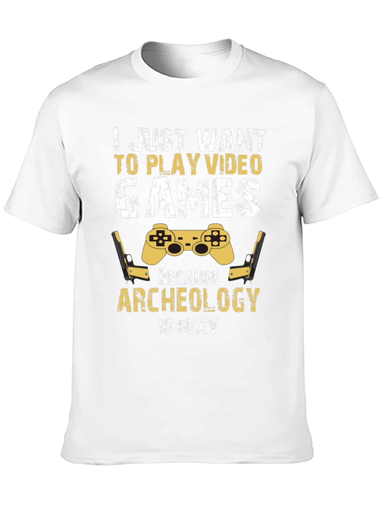 Video Game & Archeology T-Shirt: Gamer Gift