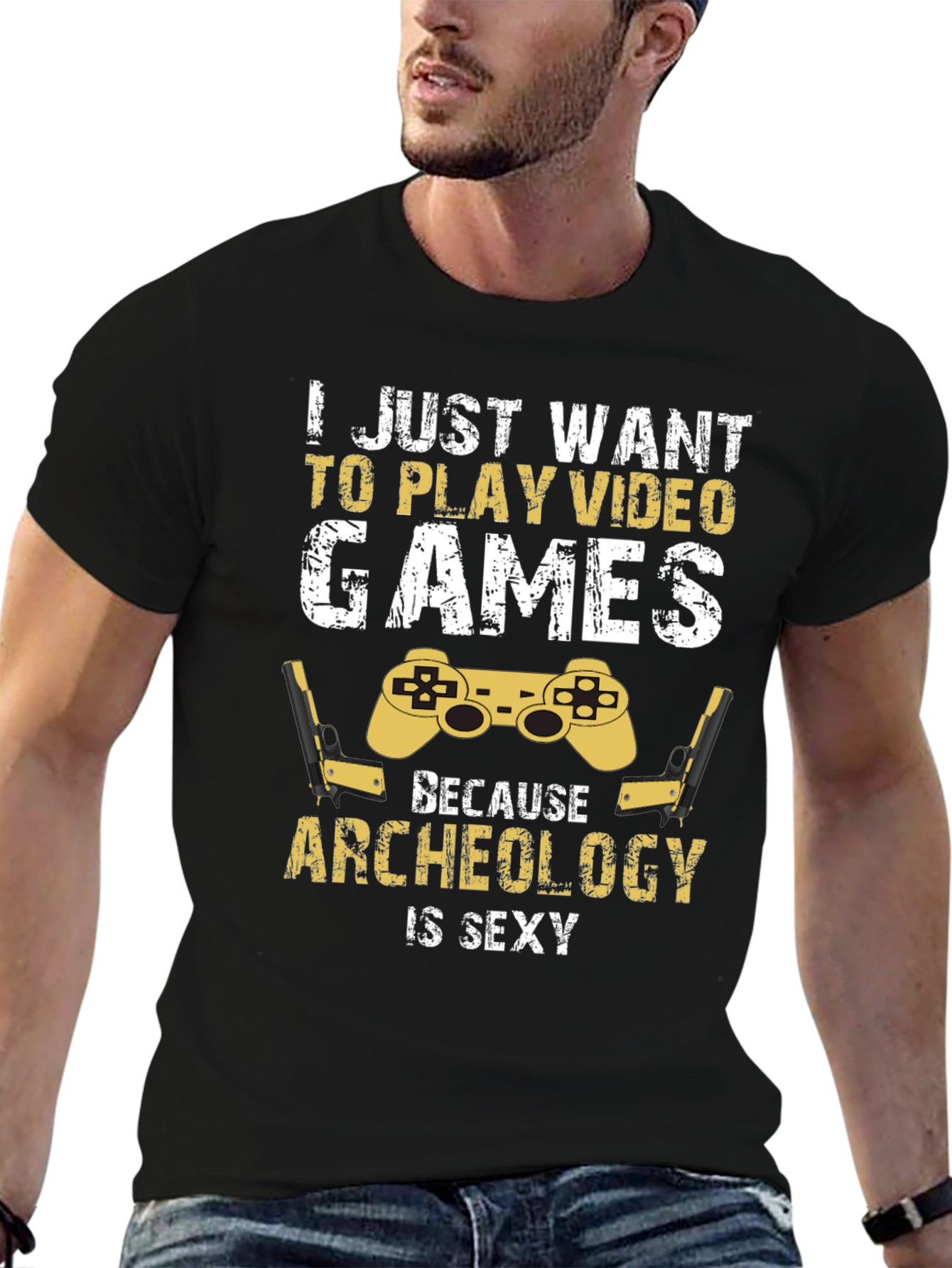 Video Game & Archeology T-Shirt: Gamer Gift