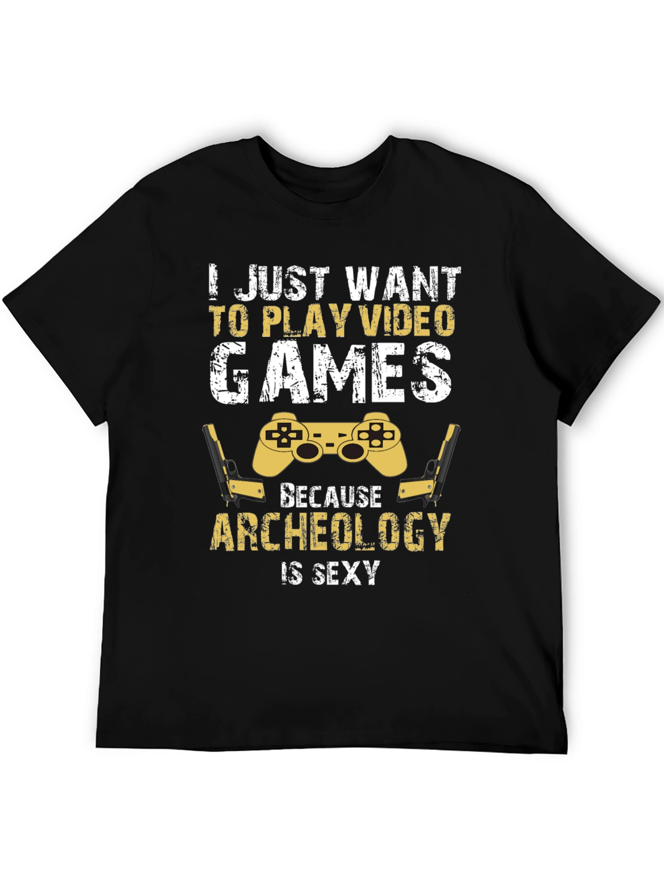 Video Game & Archeology T-Shirt: Gamer Gift