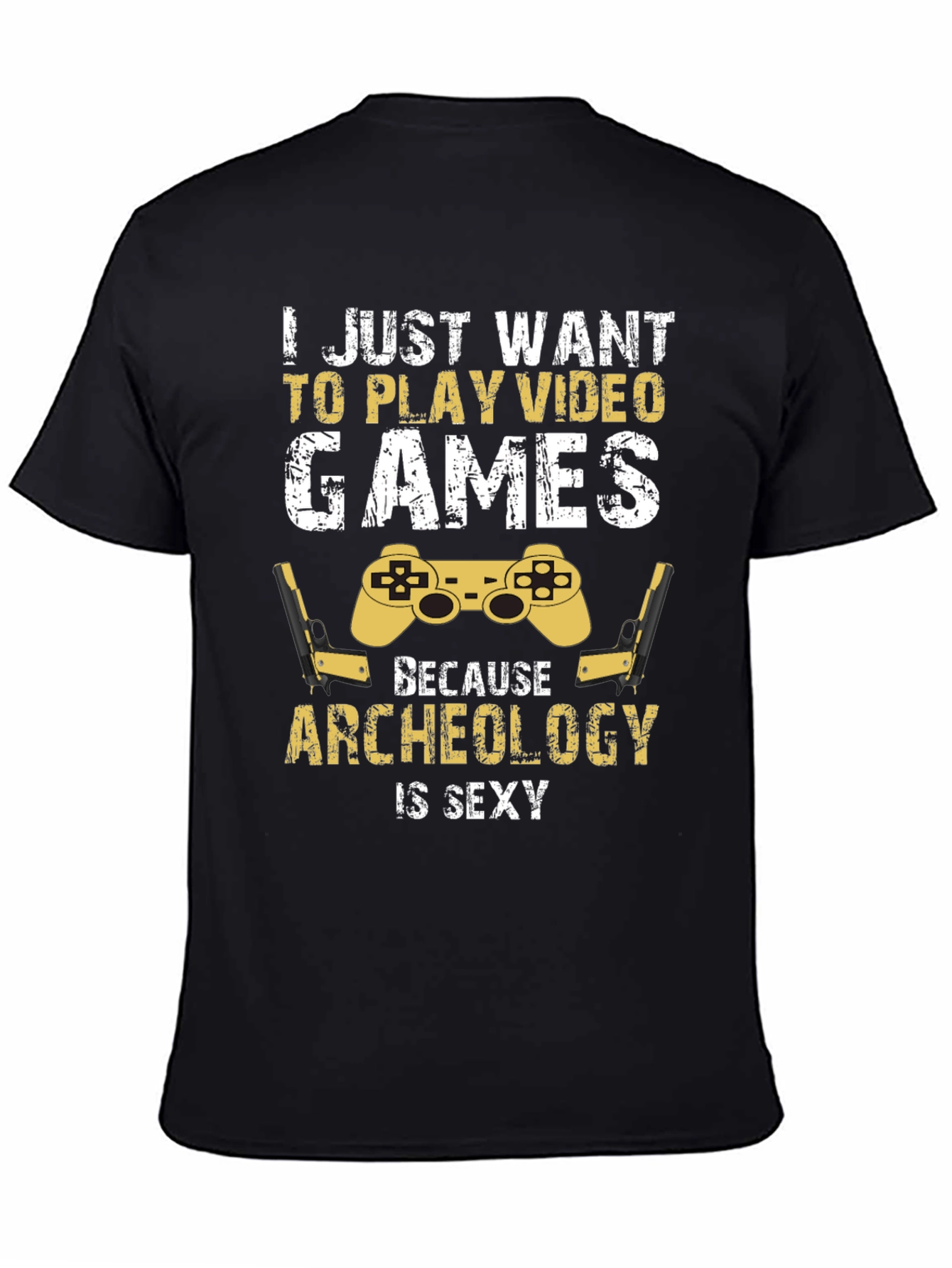 Video Game & Archeology T-Shirt: Gamer Gift