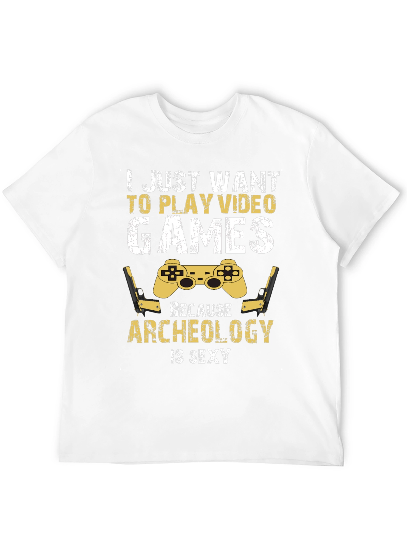 Video Game & Archeology T-Shirt: Gamer Gift