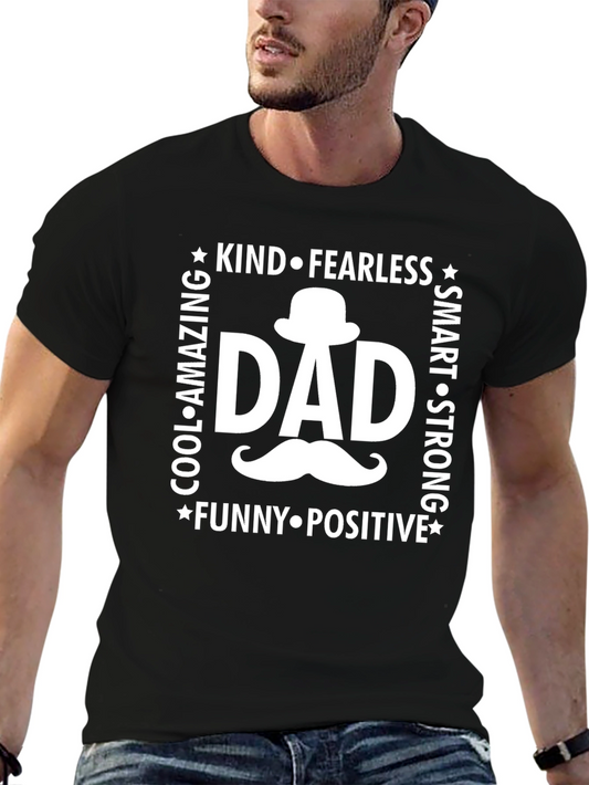 Kind Fearless Dad Graphic Tee - Perfect Fathers Day Gift!