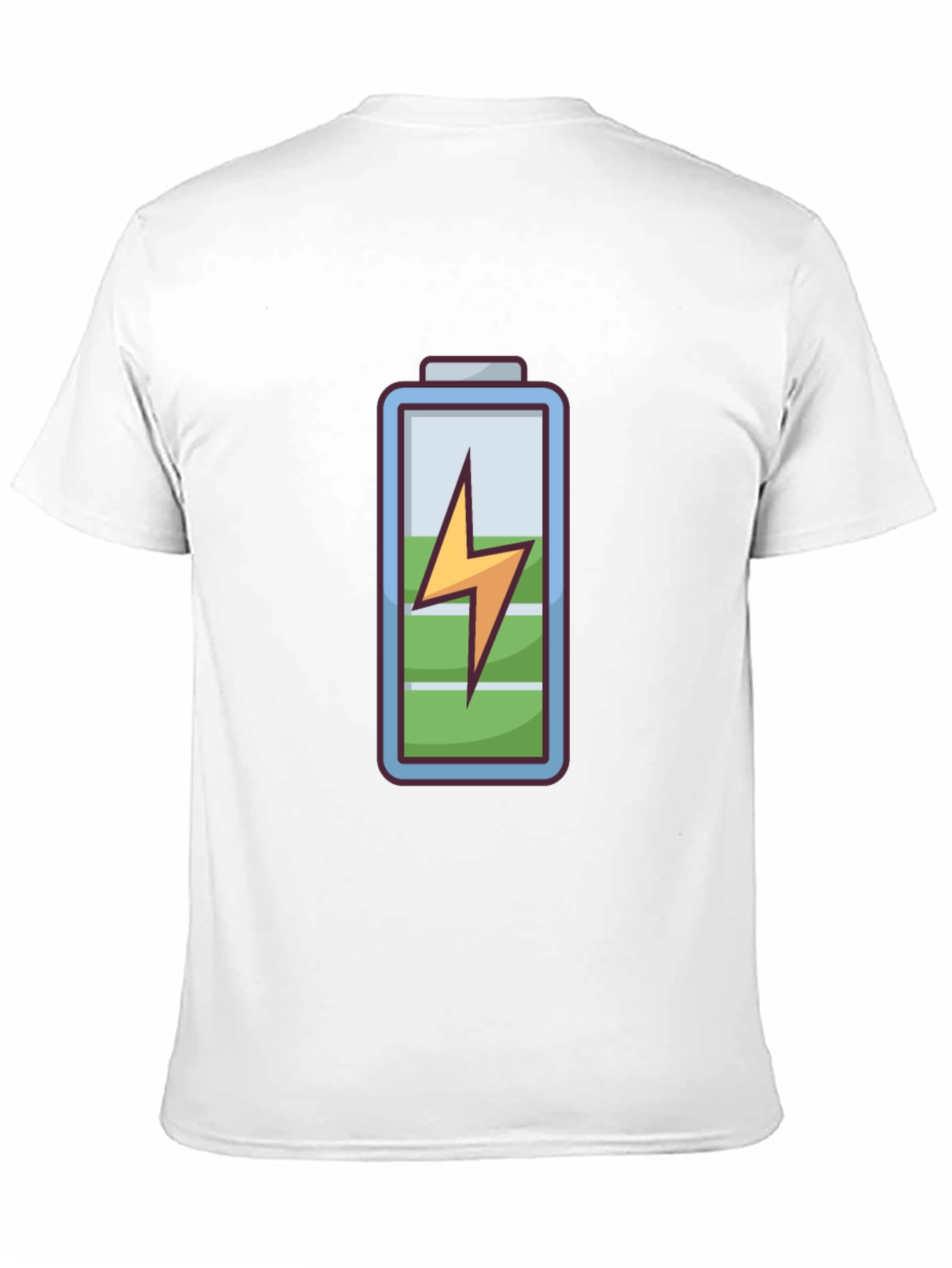 Charged Up Graphic Tee - Black Cotton T-Shirt