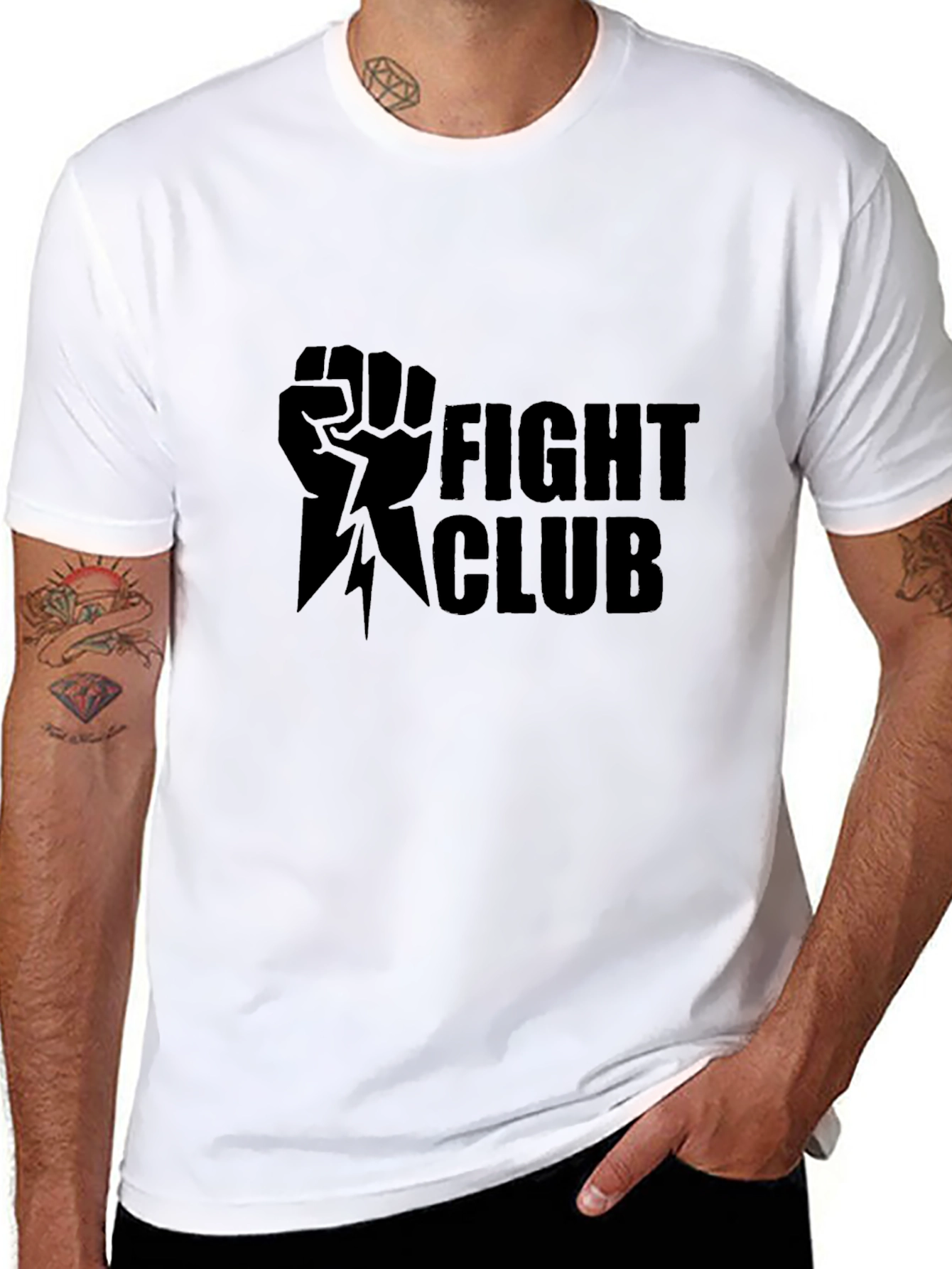 Fight Club Graphic T-Shirt - Black Cotton Tee