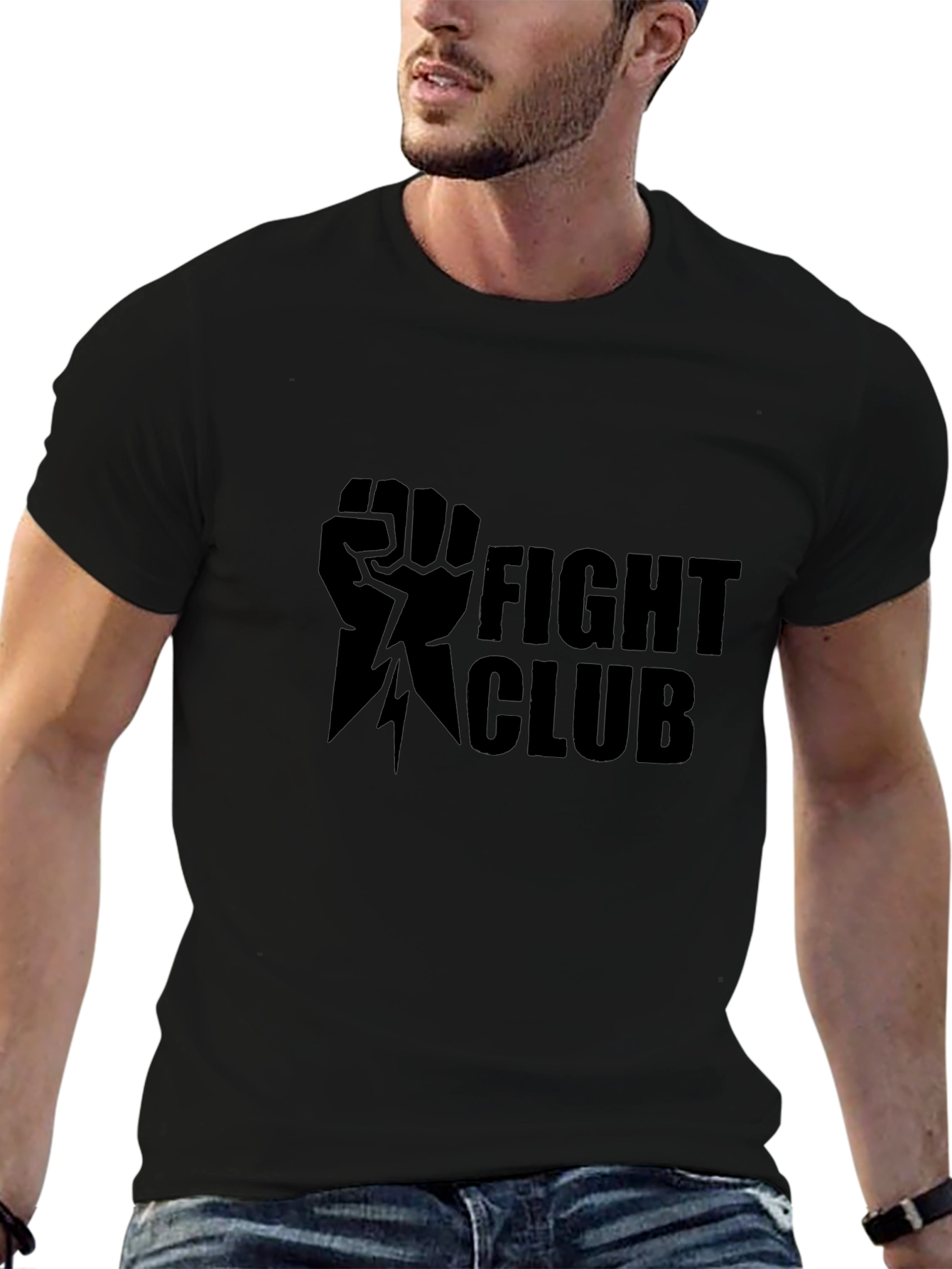 Fight Club Graphic T-Shirt - Black Cotton Tee