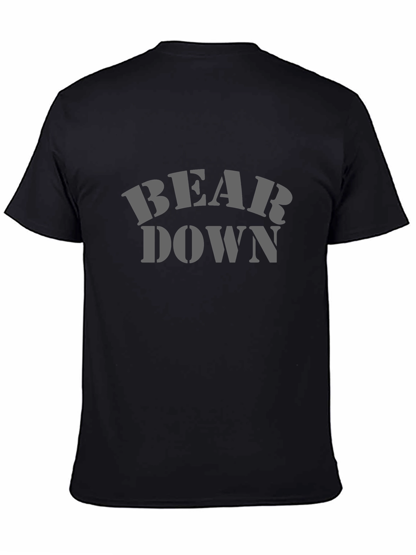 Bear Down Graphic Tee - Black